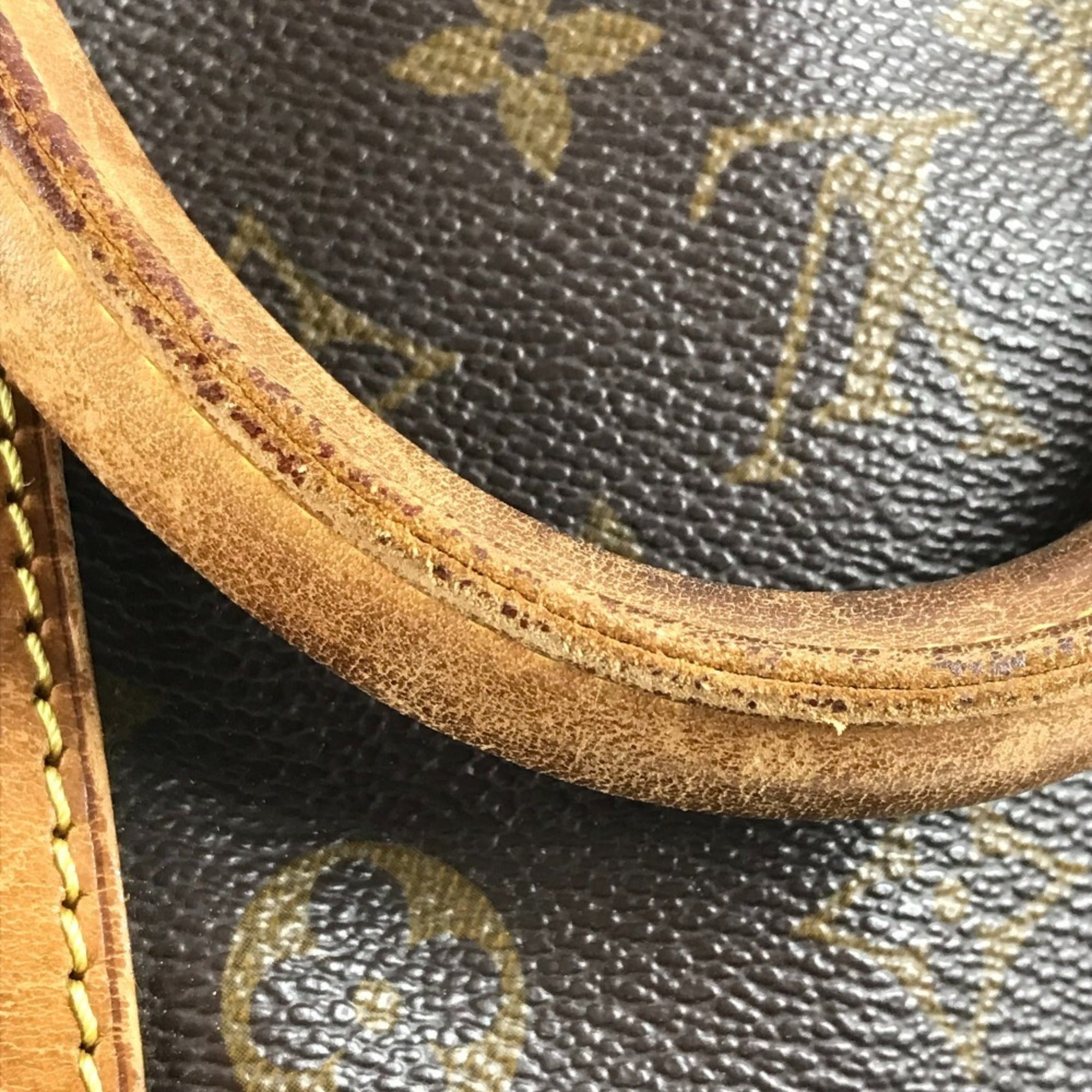 Louis Vuitton Brown Monogram Boston Bag Handbag Shoulder Bag (Pre-Owned)