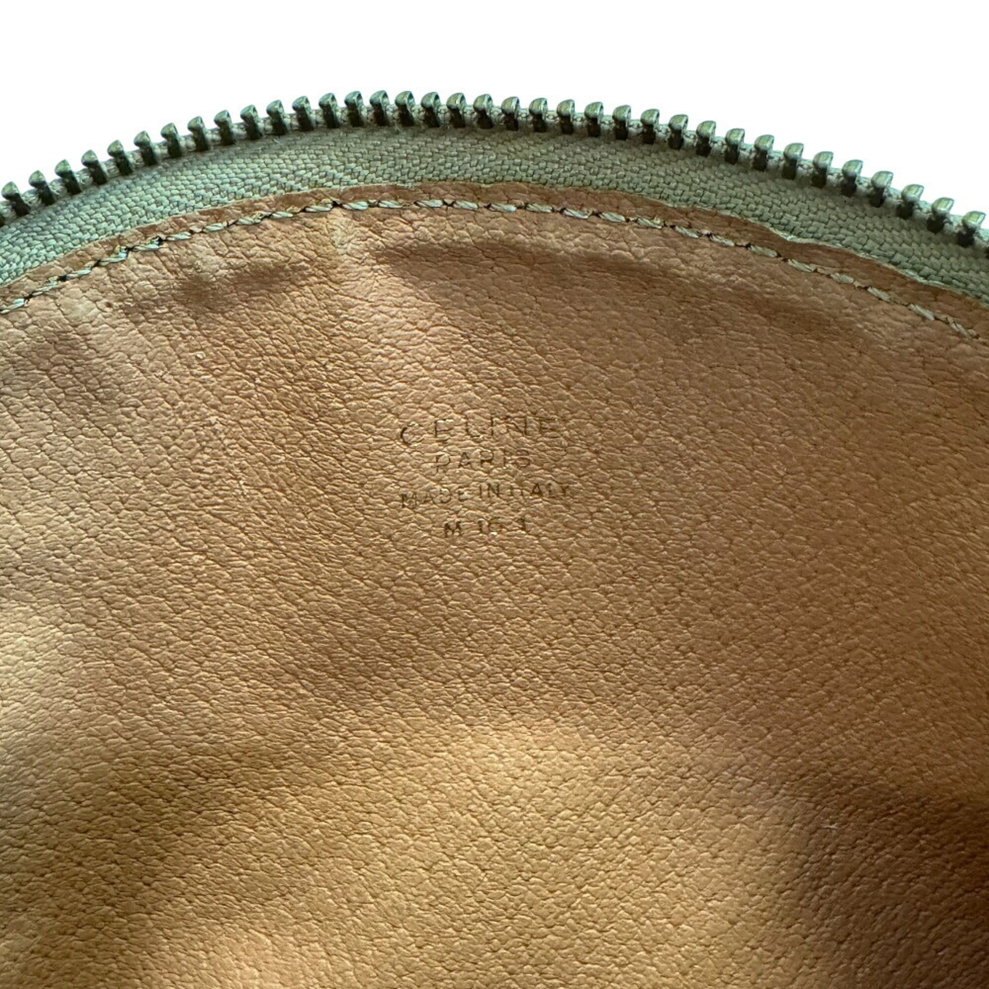 Celine Brown Leather Pouch Vanity Bag (Pre-Owned)
