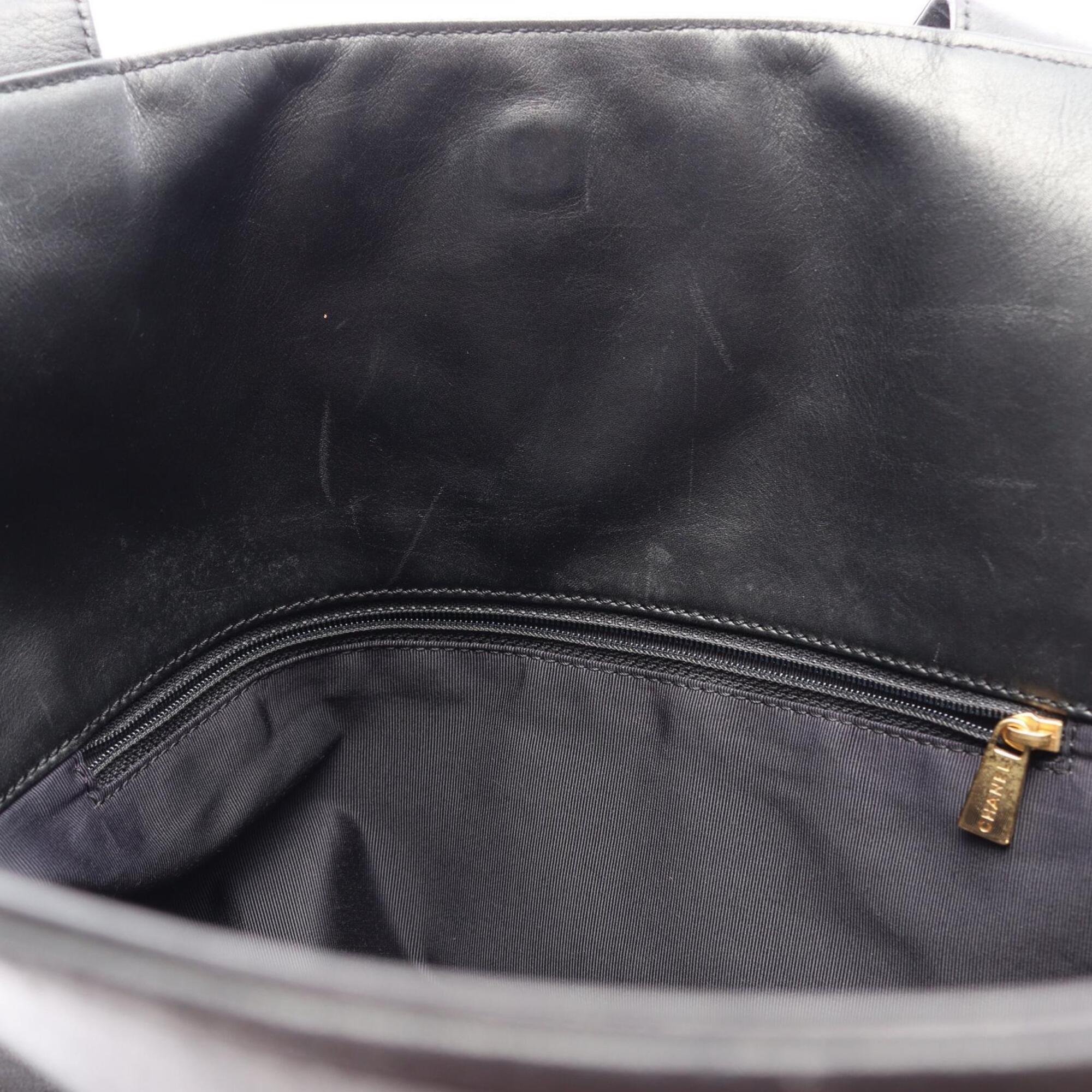 Chanel Black Handbag Tote Bag (Pre-Owned)