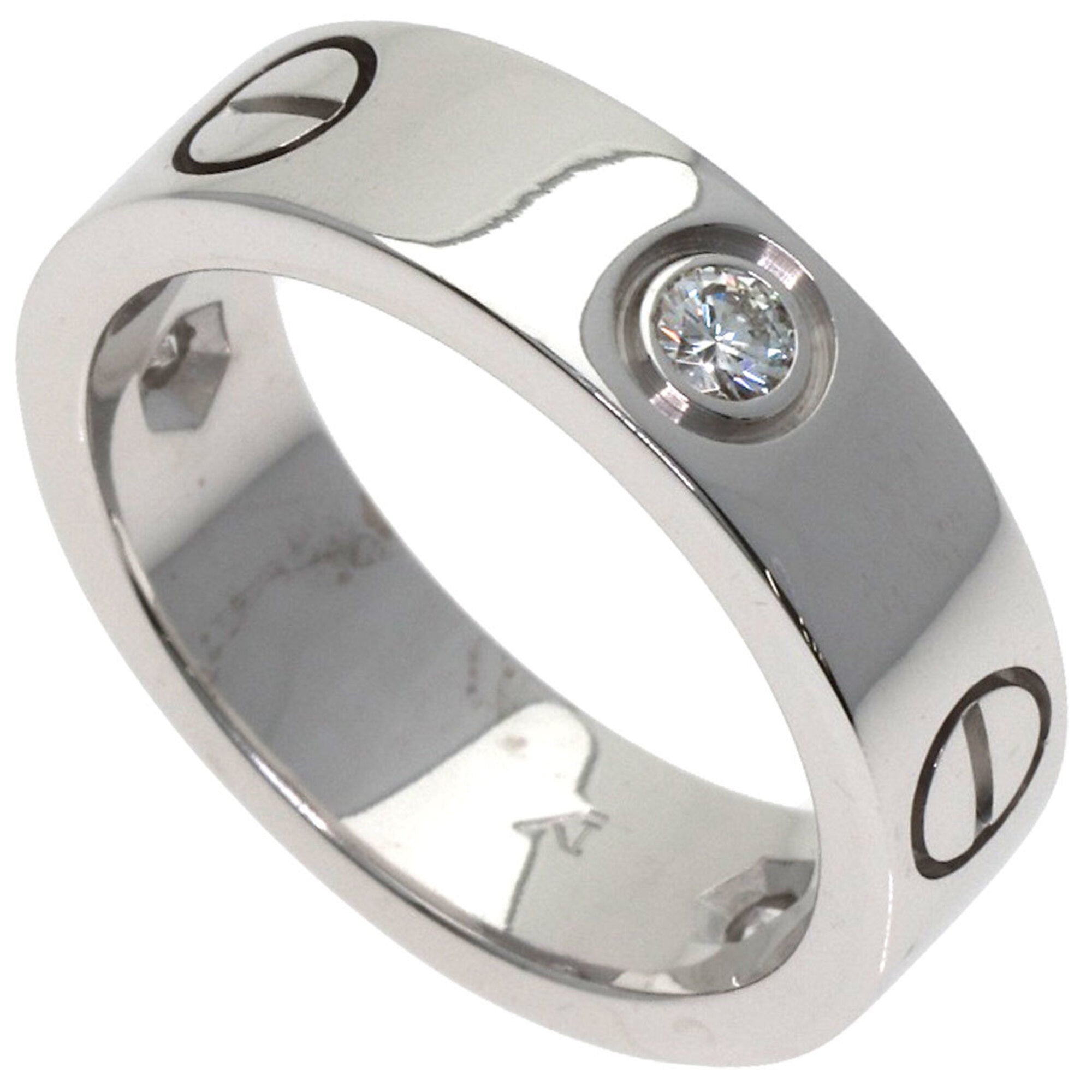 Cartier Love White Gold (18K) Band Ring (Pre-Owned)