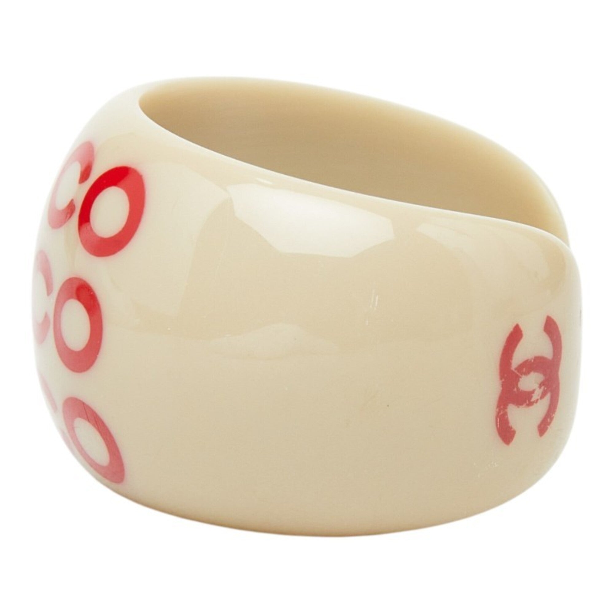 Chanel Plastic Band Ring (Pre-Owned)