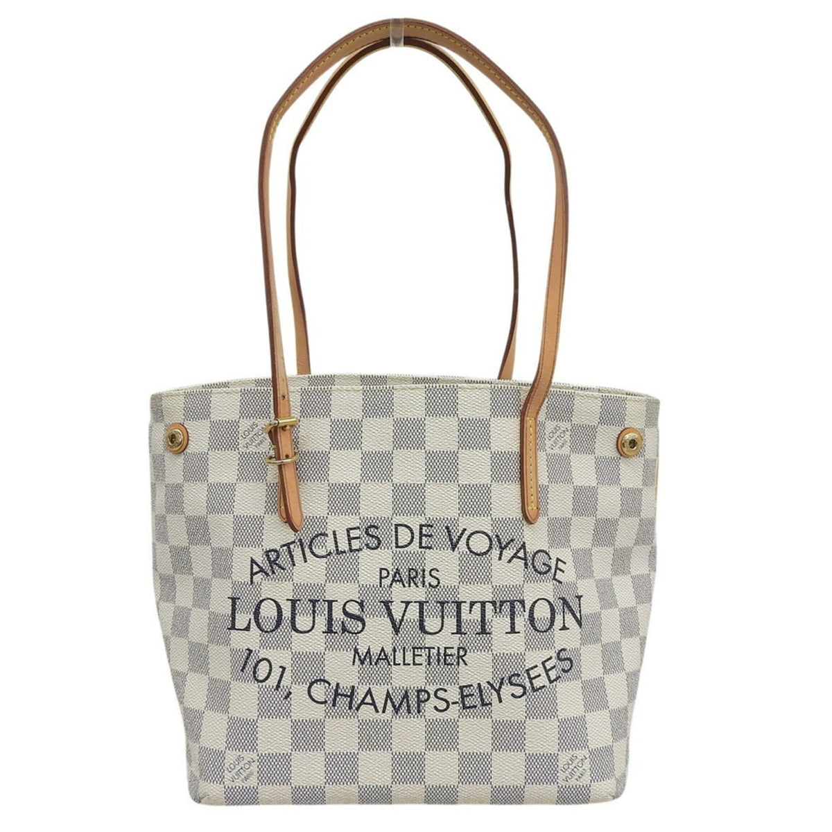 Louis Vuitton Damier Azur Pvc Tote Bag (Pre-Owned)