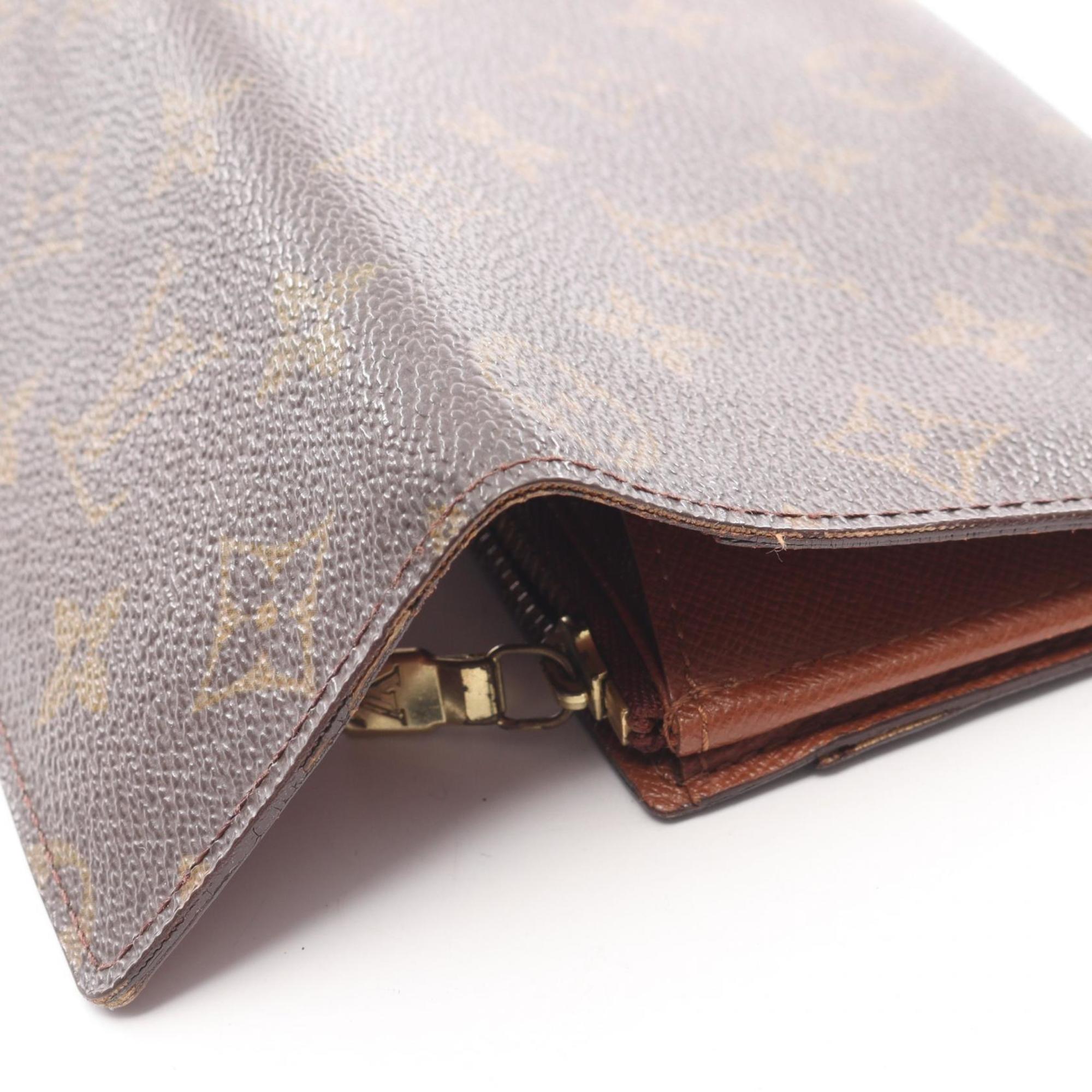 Louis Vuitton Brown Monogram Pvc Leather Long Wallet (Bi-Fold) (Pre-Owned)