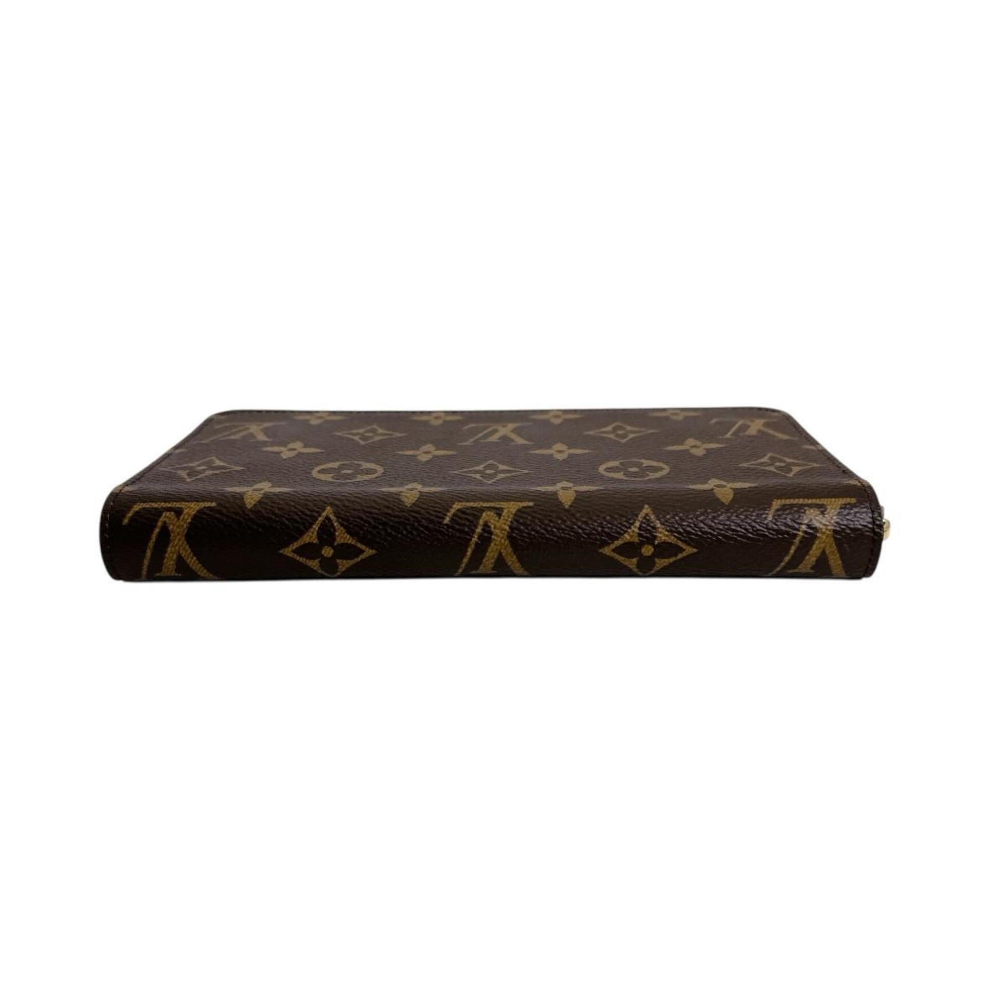 Louis Vuitton Brown Monogram Rose Ballerine Monogram Long Wallet (Bi-Fold) (Pre-Owned)