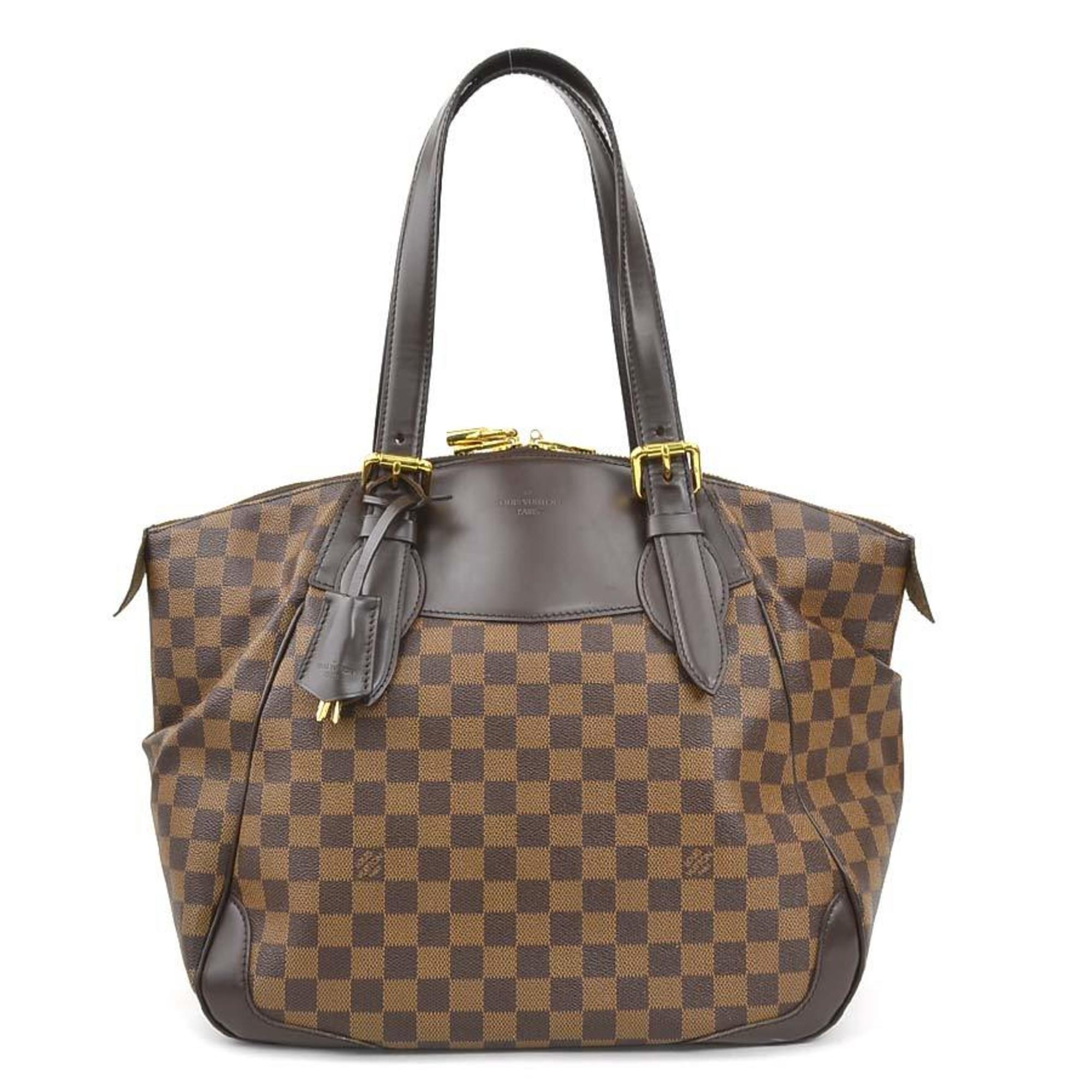 Louis Vuitton Damier Canvas Ebene Damier Canvas Shoulder Bag (Pre-Owned)