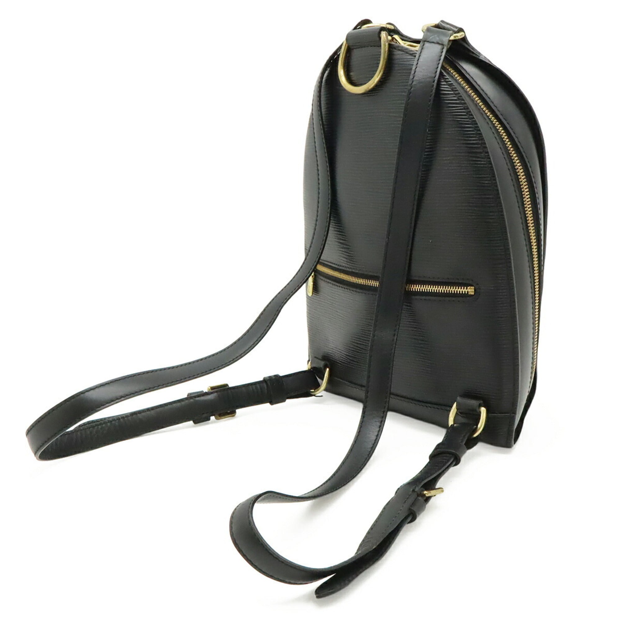 Louis Vuitton Epi Black Noir Epi Leather Backpack (Pre-Owned)