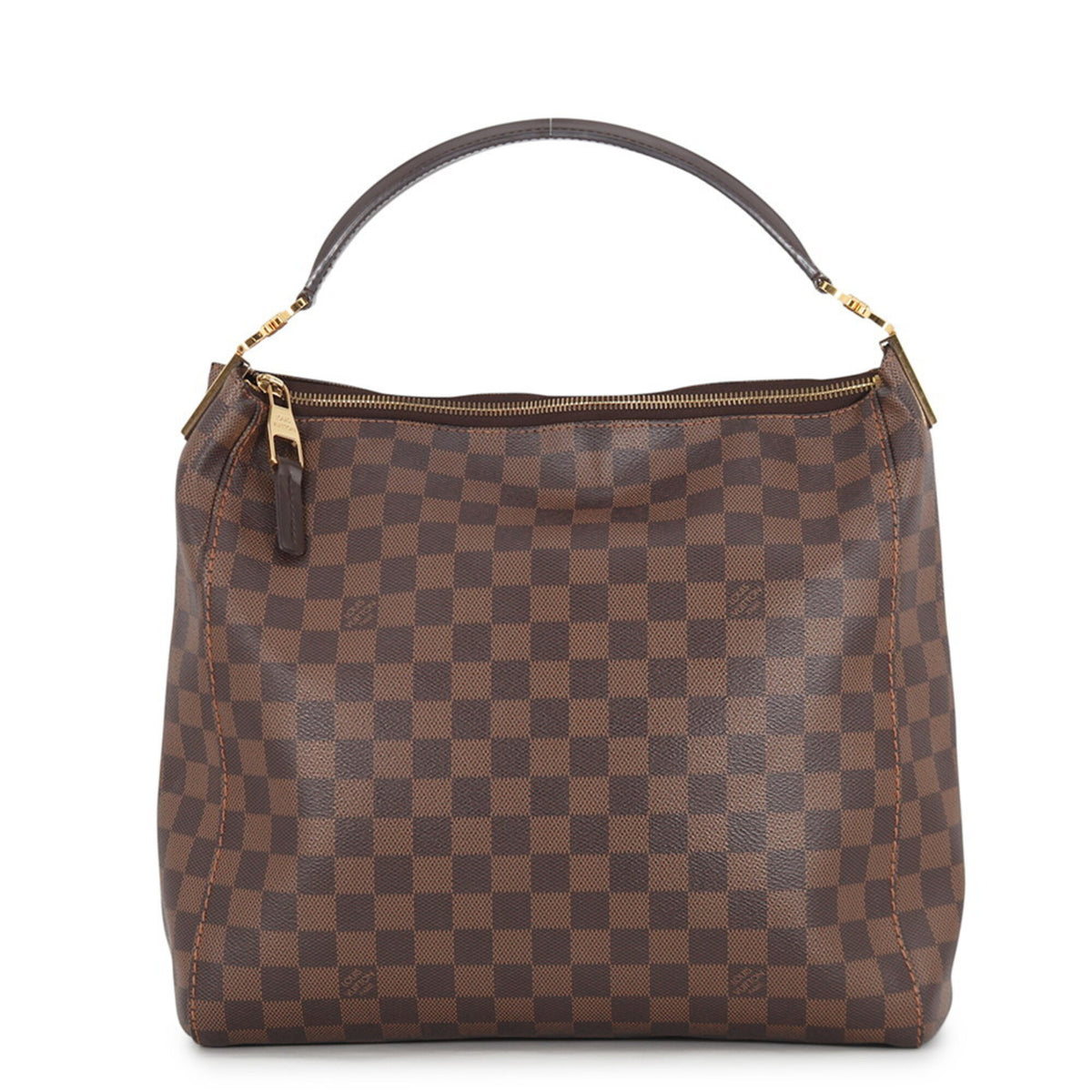 Louis Vuitton Damier Brown Damier Canvas Ebene Handbag (Pre-Owned)