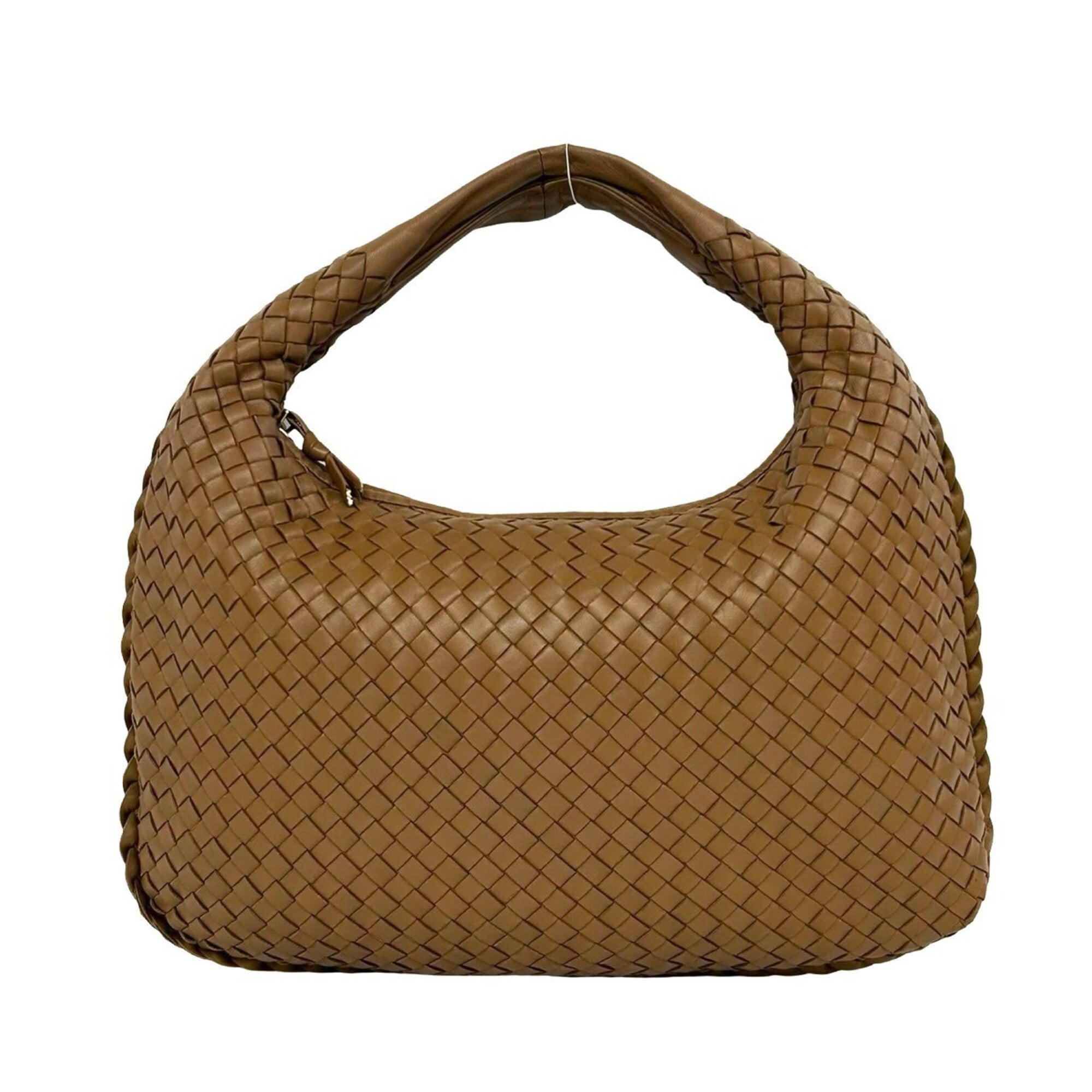 Bottega Veneta Brown Leather Handbag Tote Bag (Pre-Owned)