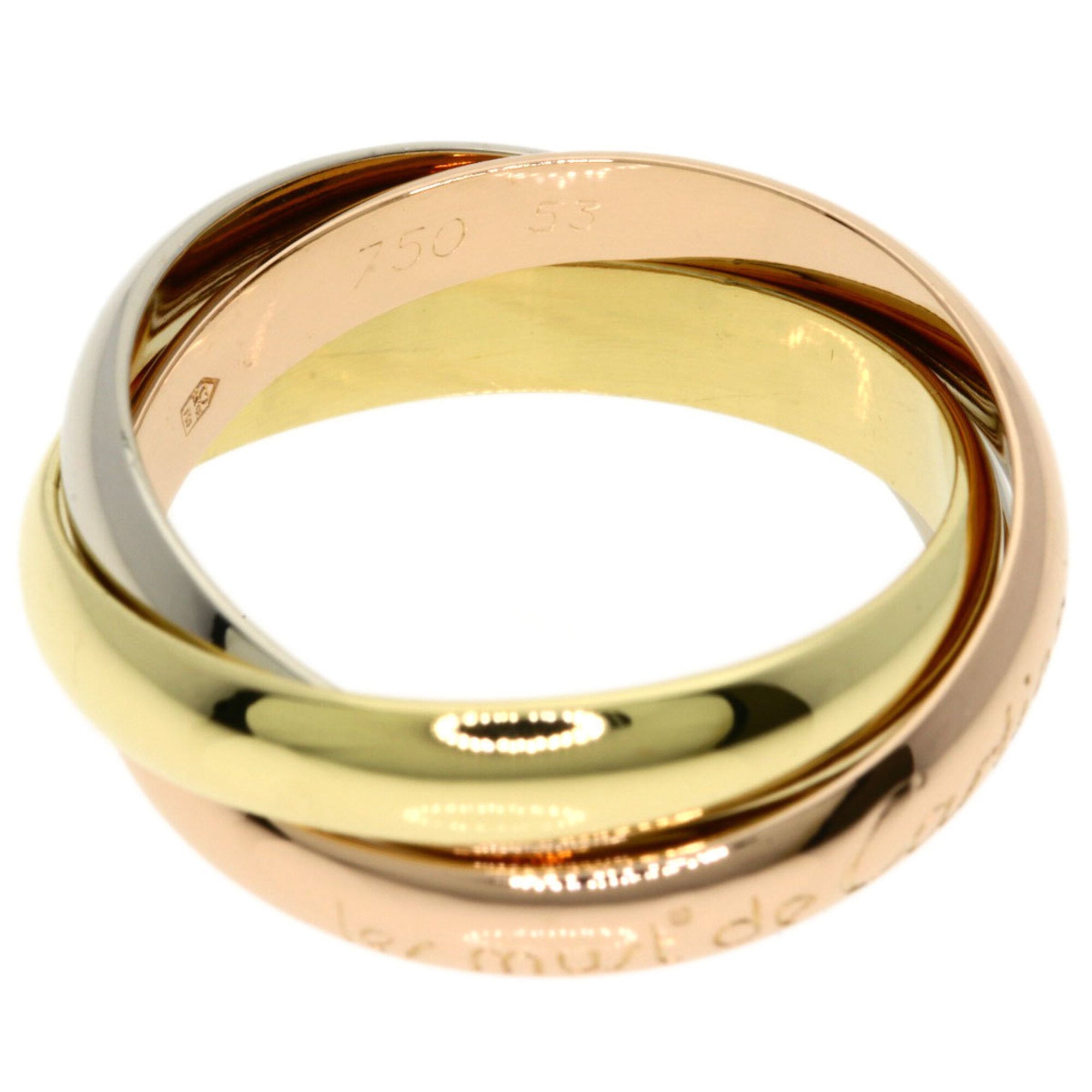 Cartier Yellow Gold (18K) Pink Gold (18K) White Gold (18K) Band Ring (Pre-Owned)