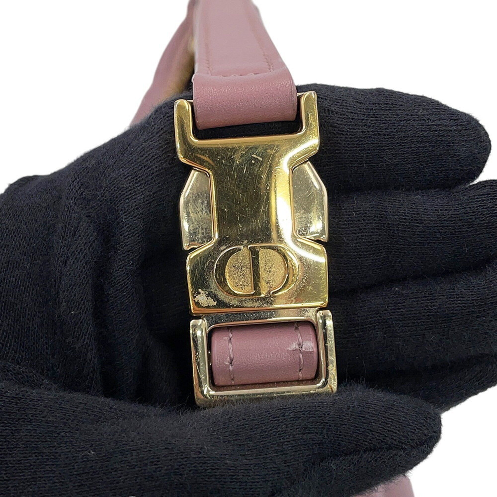 Christian Dior Gold Leather Handbag (Pre-Owned)