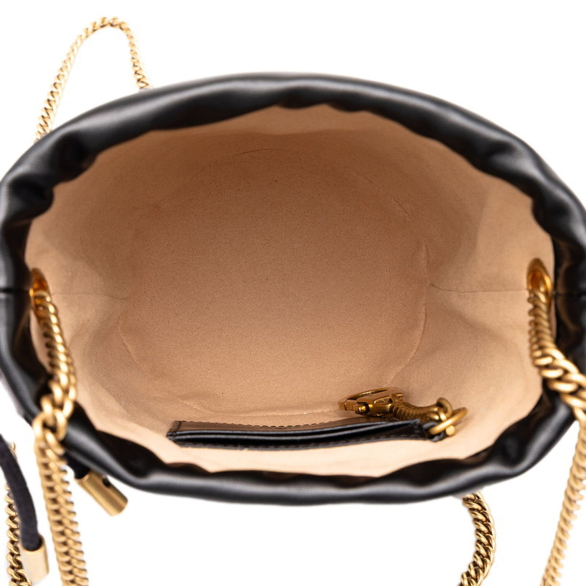 Gucci Black Leather Pochette Shoulder Bag (Pre-Owned)
