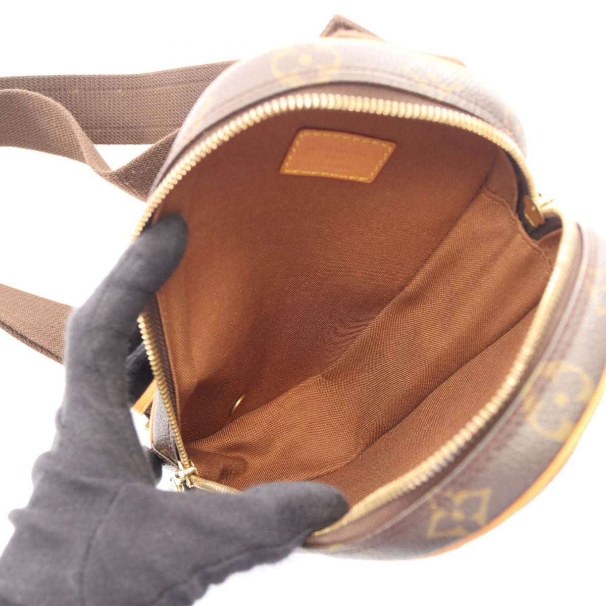 Louis Vuitton Brown Monogram Monogram Leather Fanny Pack Sling Bag (Pre-Owned)