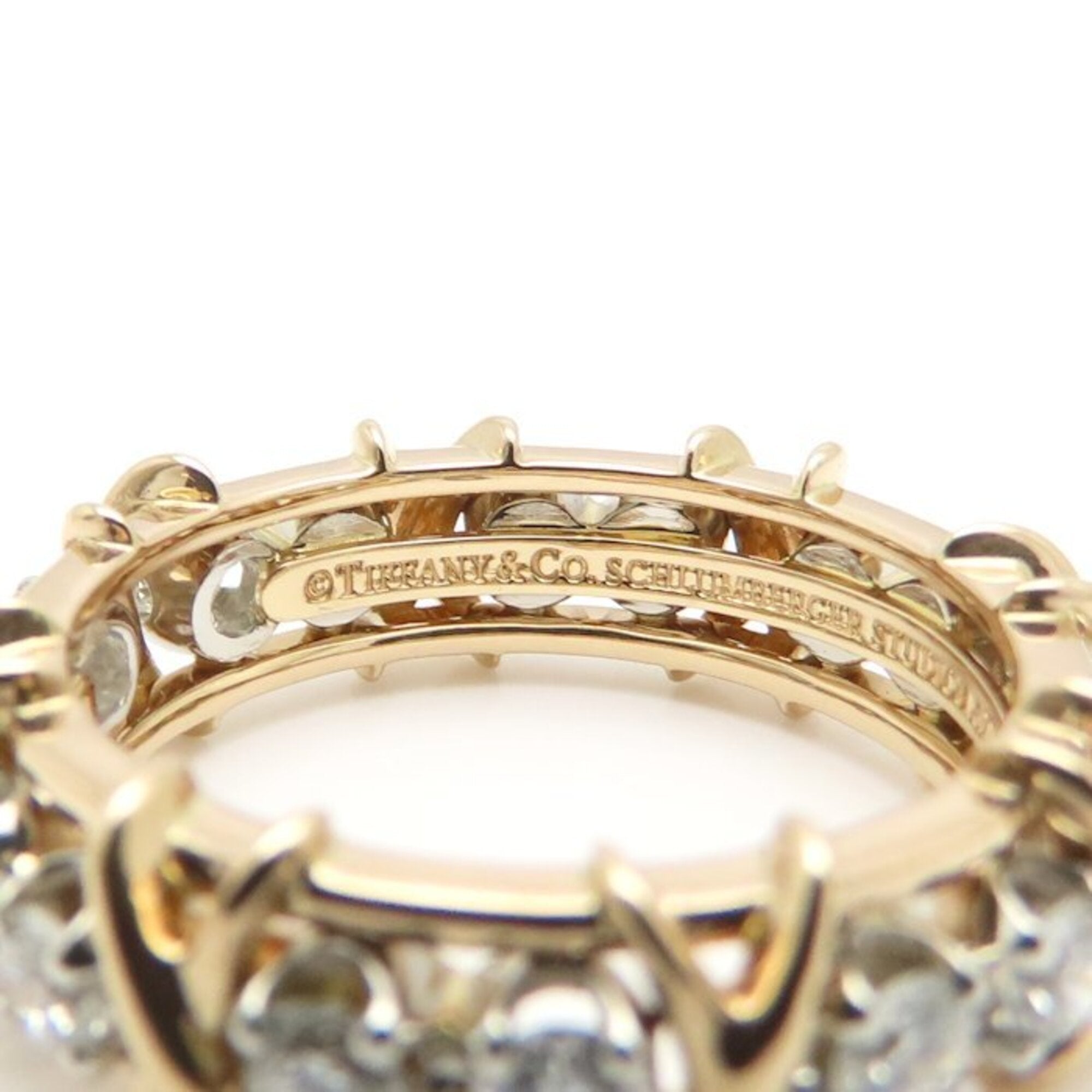 Tiffany Platinum 900 Rose Gold (18K) Band Ring (Pre-Owned)
