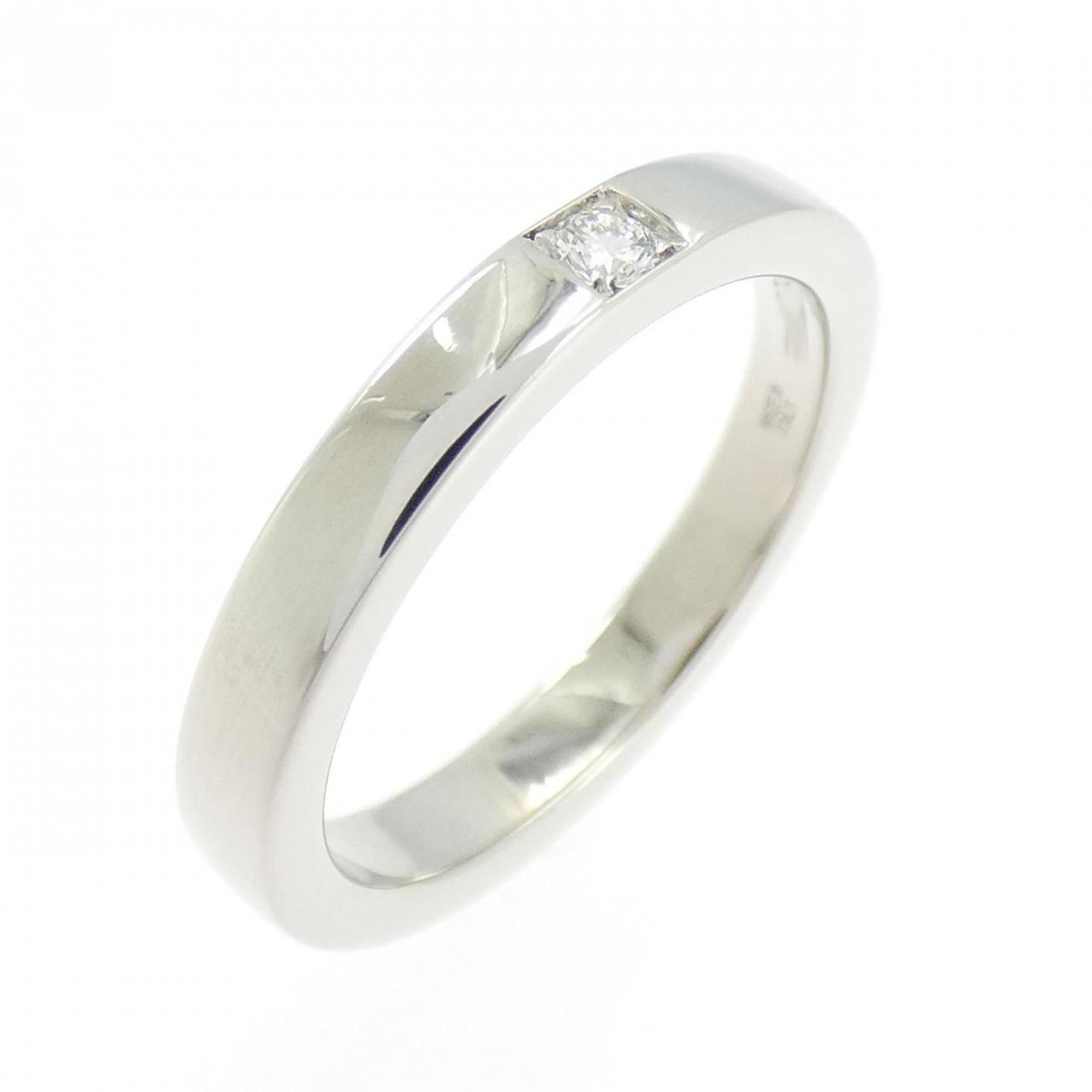 Bvlgari Platinum Platinum 950 Band Ring (Pre-Owned)