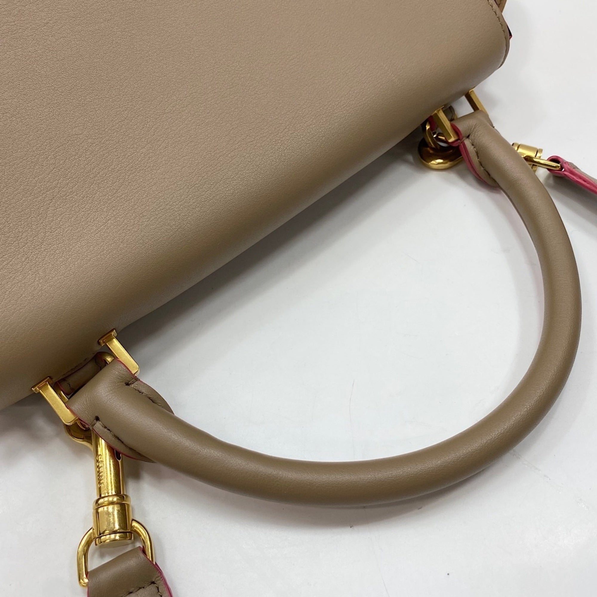 Celine Trapeze Brown Handbag (Pre-Owned)