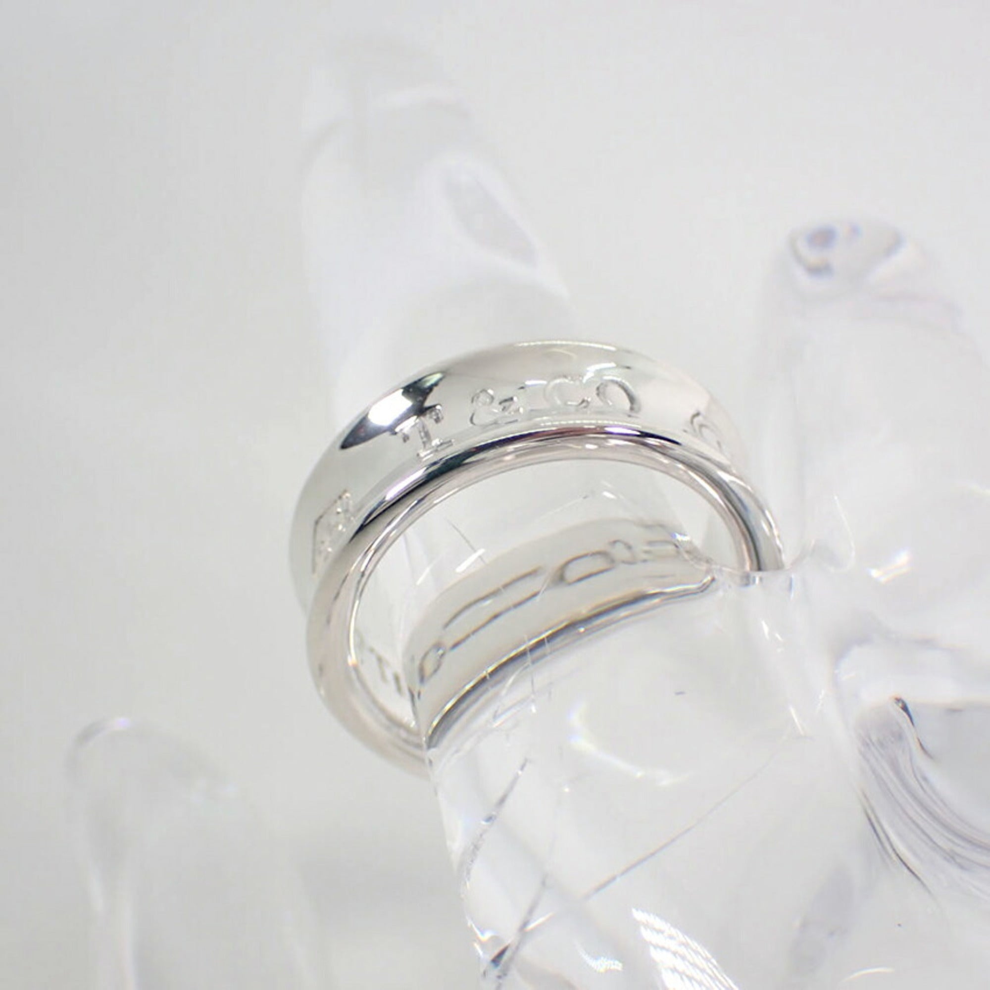 Tiffany Sterling Silver 925 Band Ring (Pre-Owned)
