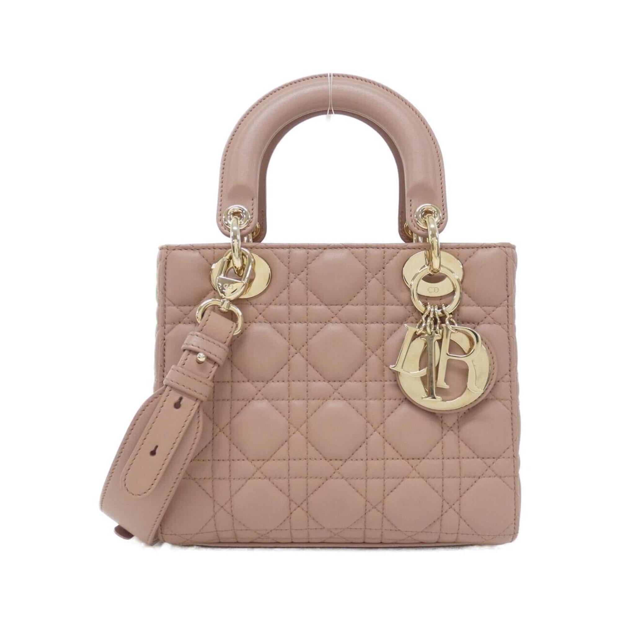 Christian Dior Pink Leather Handbag (Pre-Owned)