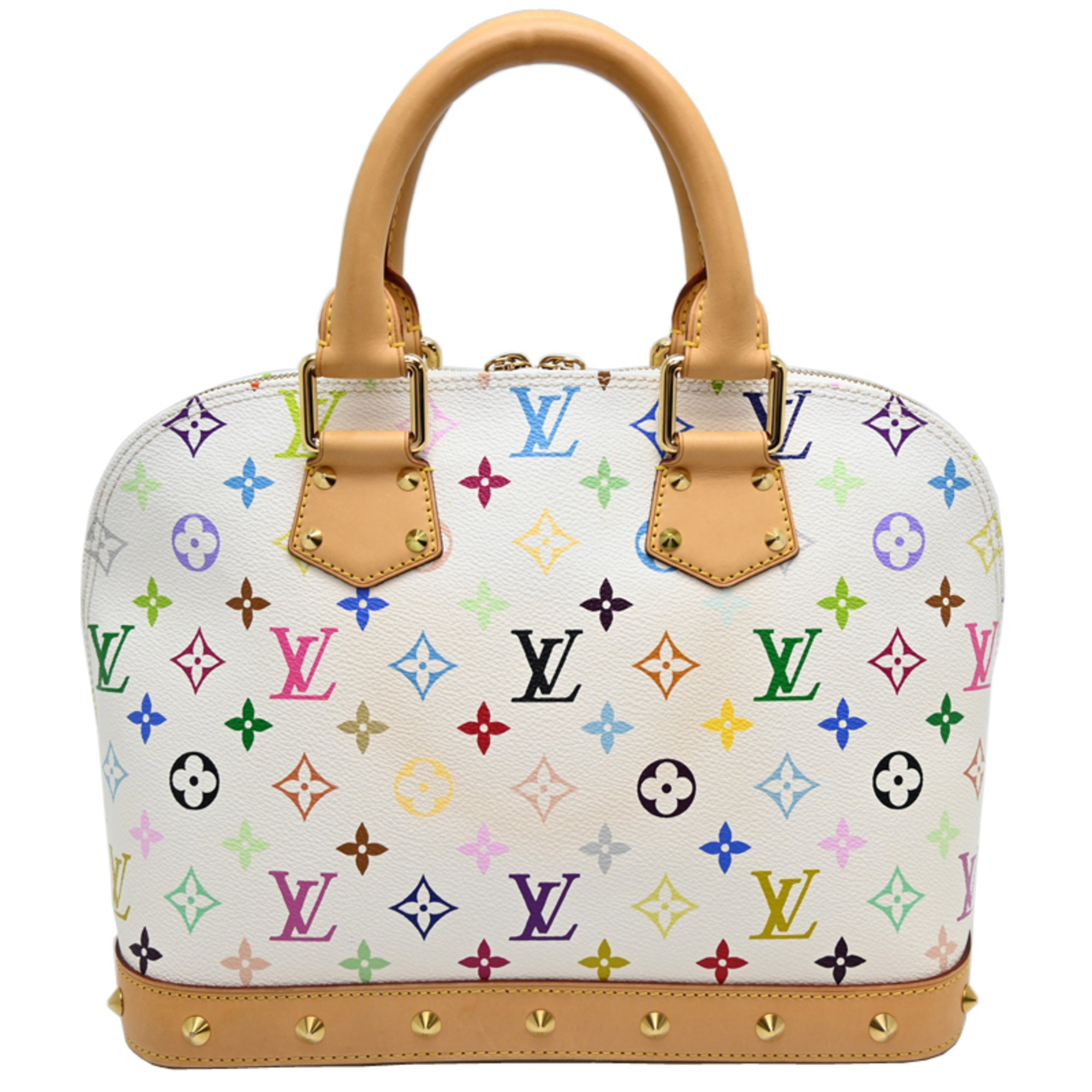 Louis Vuitton Blanc Monogram Multicolore Handbag (Pre-Owned)