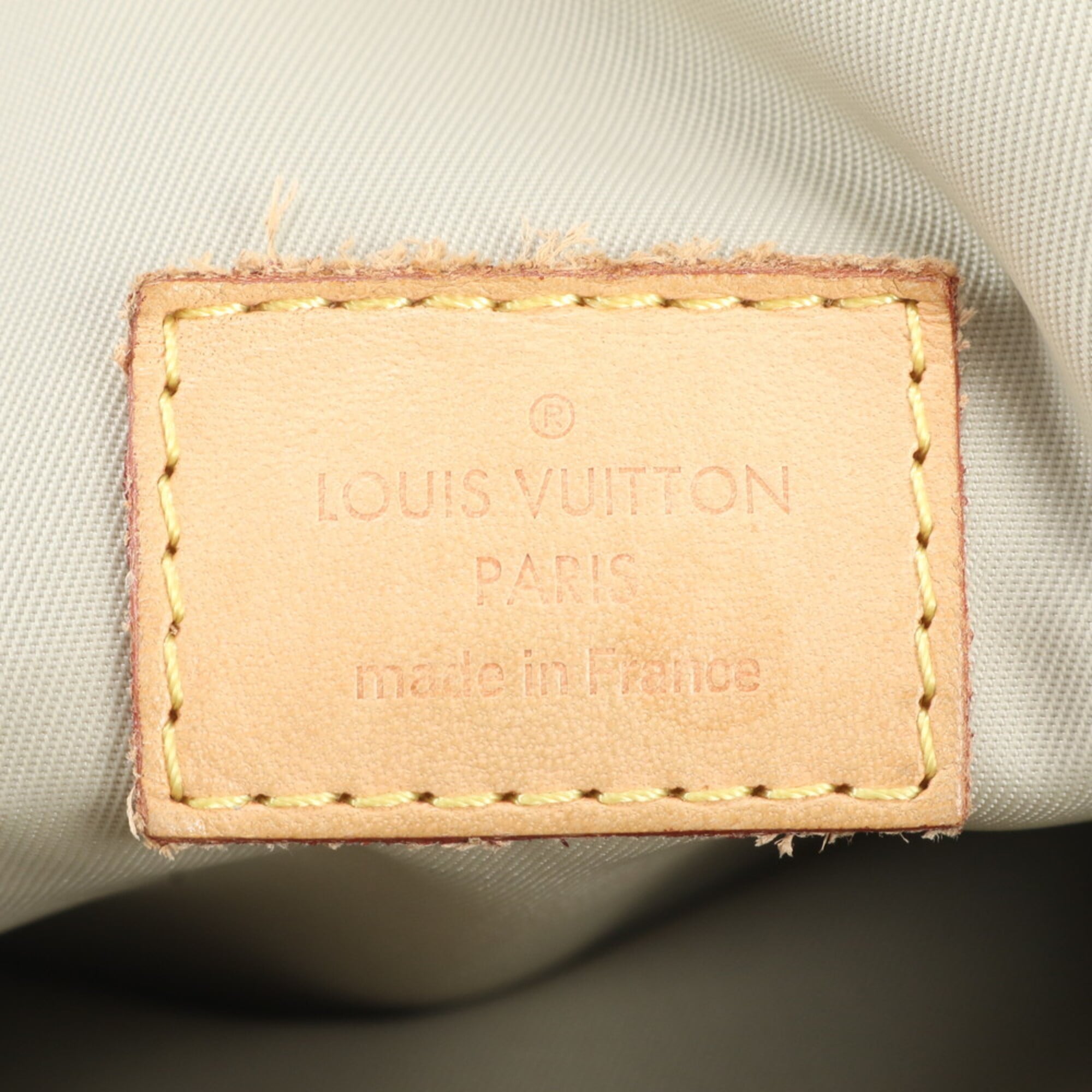 Louis Vuitton Earth Leather Nylon Messenger Bag Shoulder Bag (Pre-Owned)