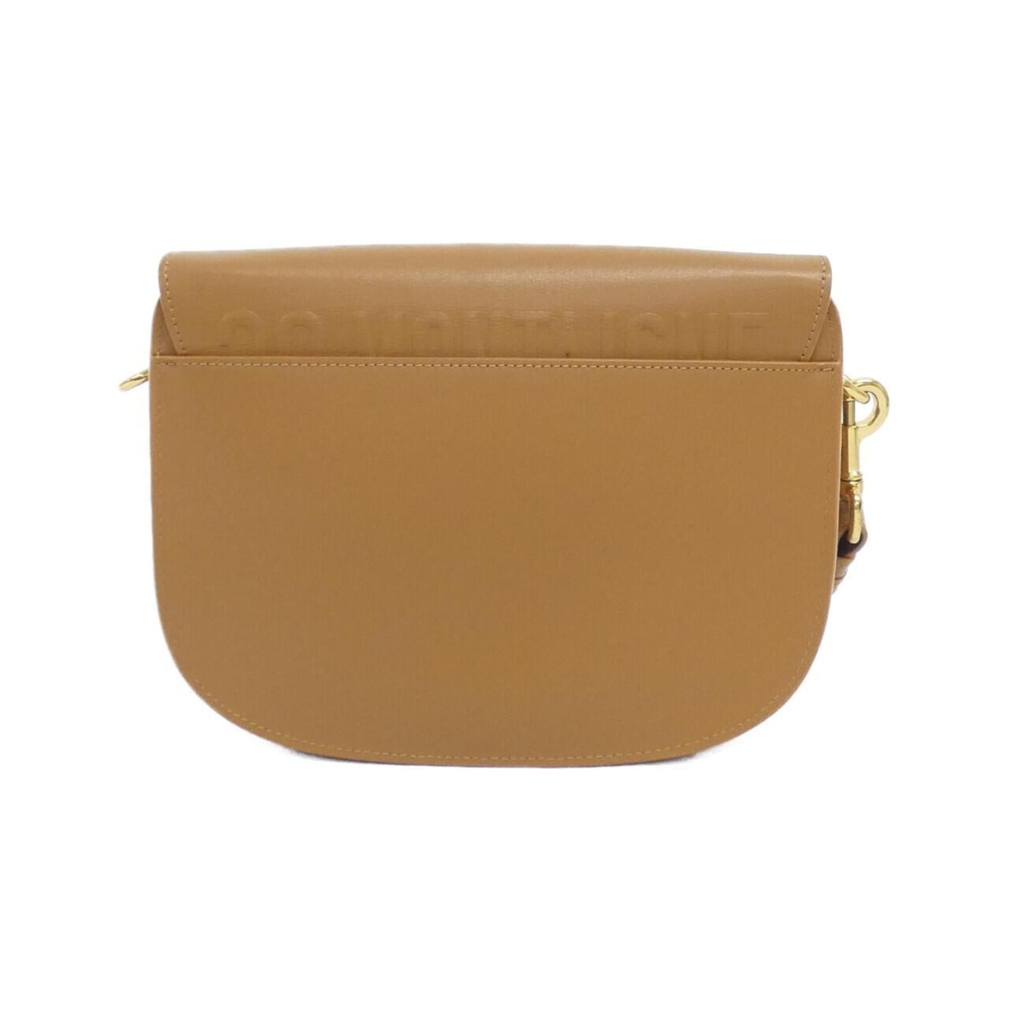 Christian Dior Brown Leather Shoulder Bag (Pre-Owned)