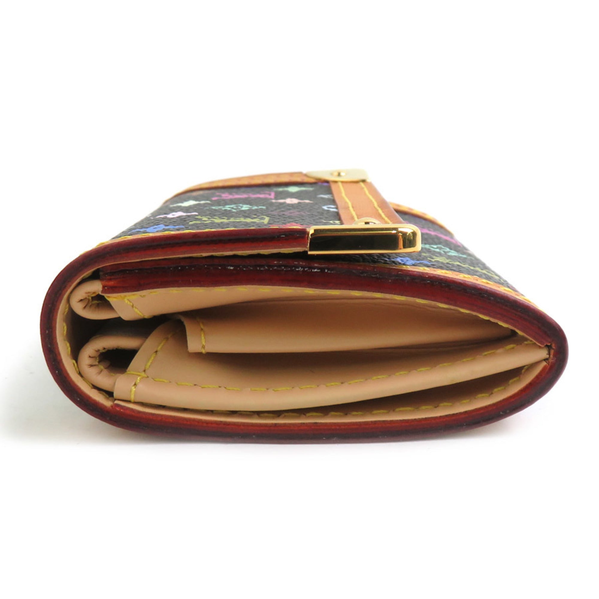 Louis Vuitton Black Monogram Multicolore Coin Purse/Coin Case (Pre-Owned)
