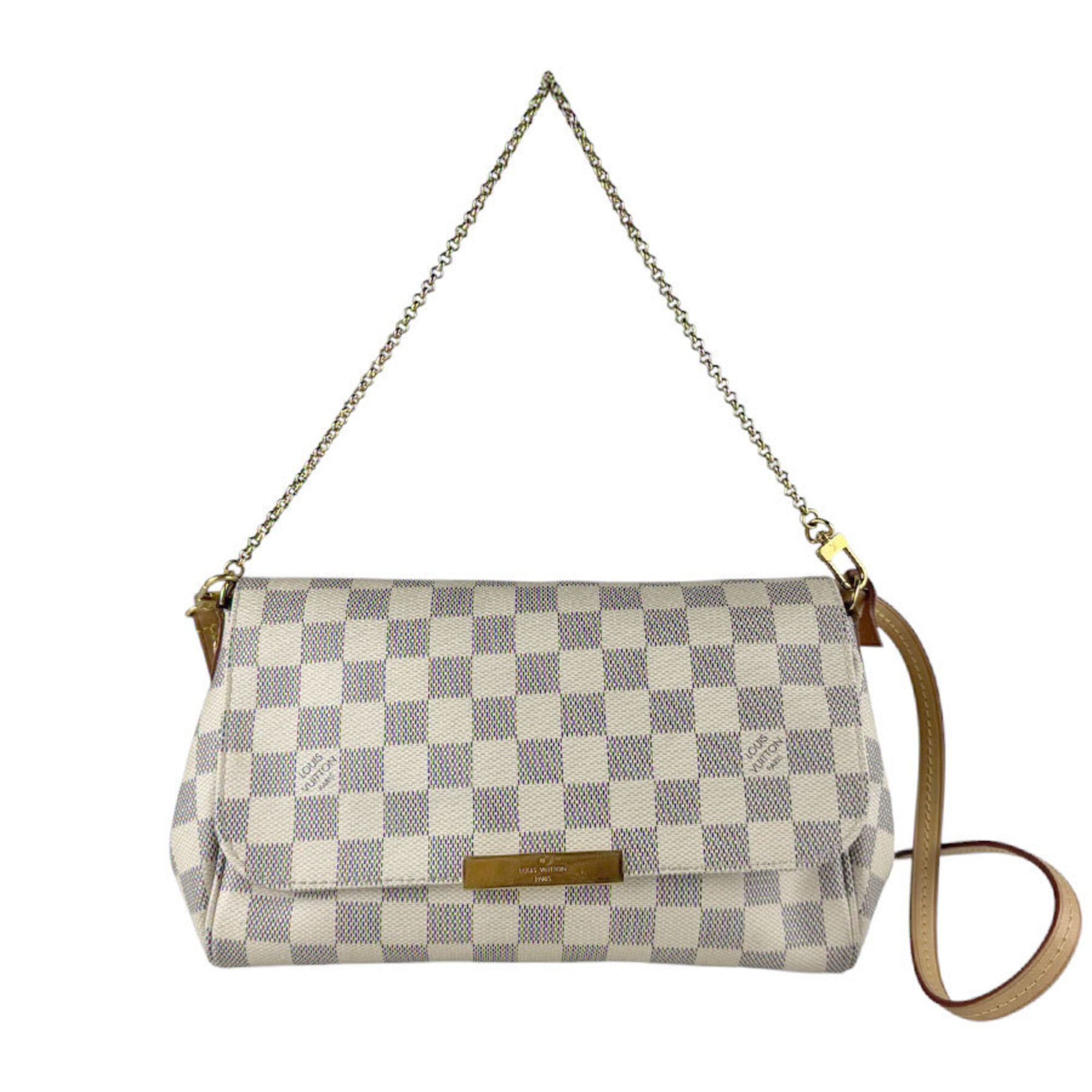 Louis Vuitton Damier Azur Damier Azur Handbag Shoulder Bag (Pre-Owned)