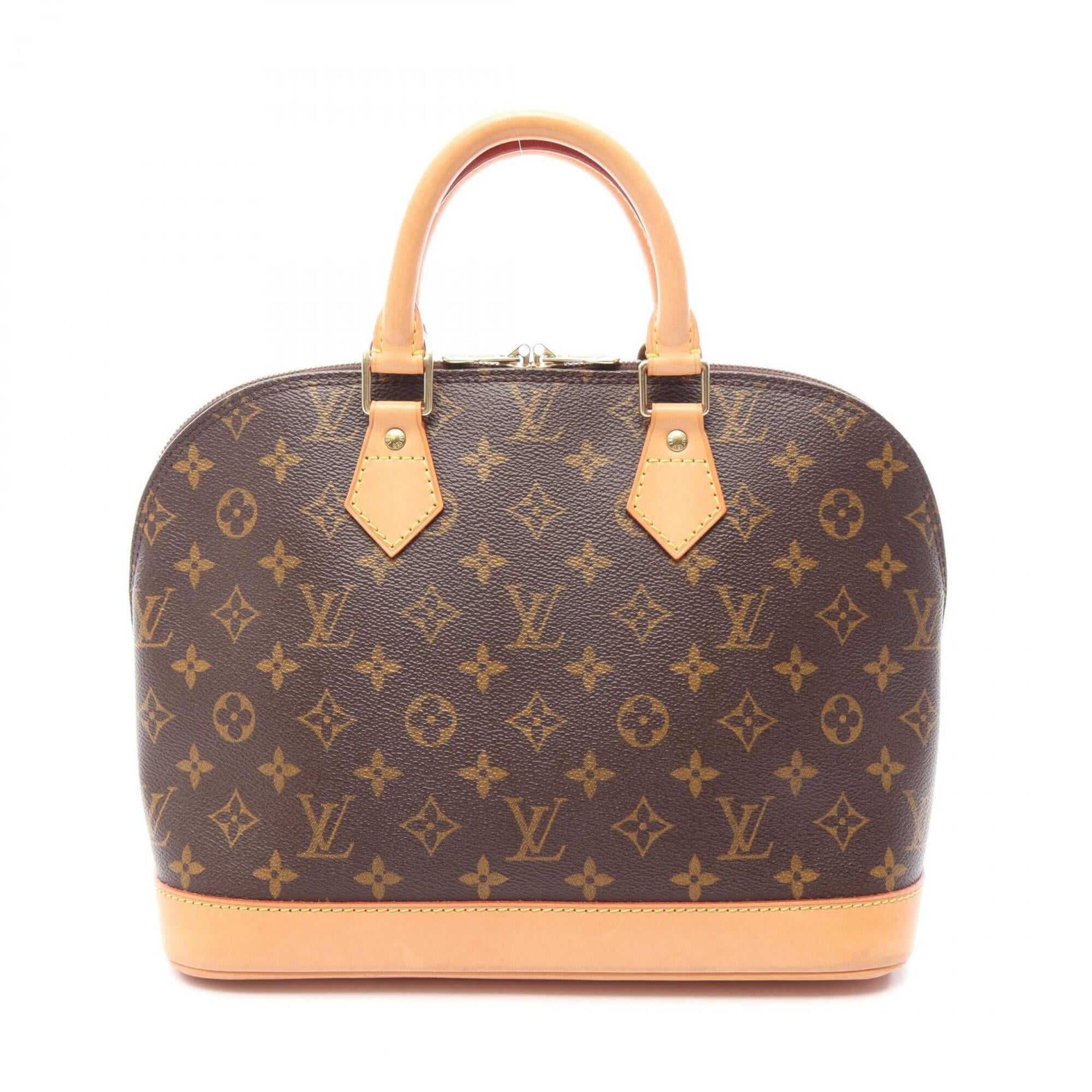 Louis Vuitton Brown Pvc Leather Handbag (Pre-Owned)