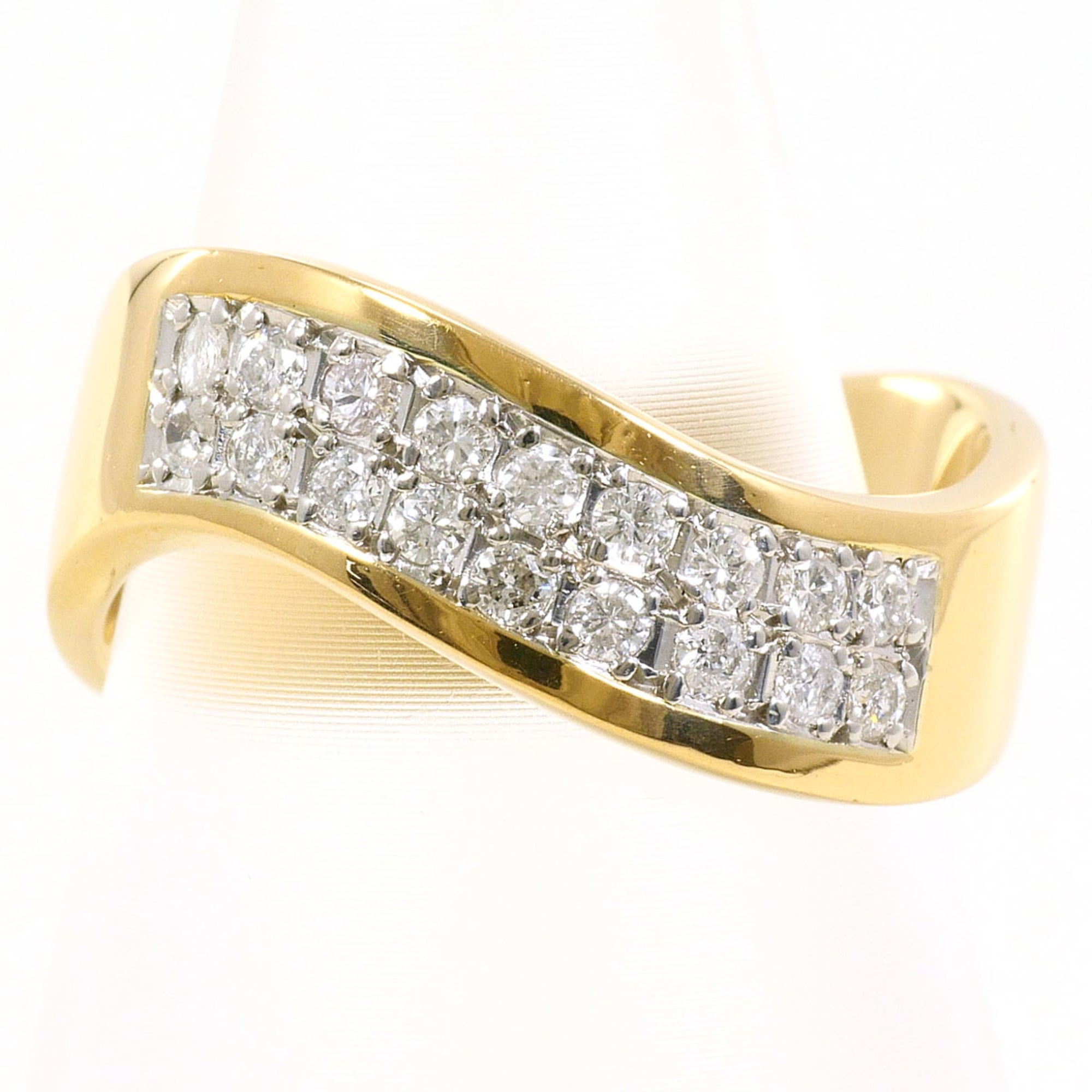 Unbranded Platinum Yellow Gold Yellow Gold (18K) Platinum Band Ring (Pre-Owned)
