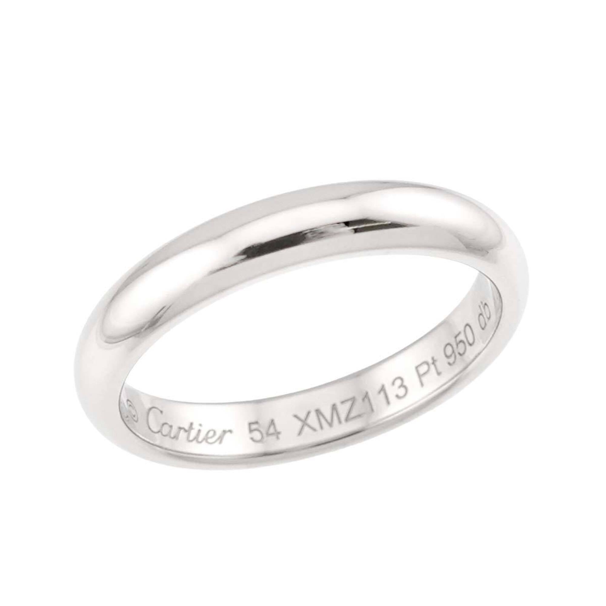 Cartier Platinum 950 Band Ring (Pre-Owned)