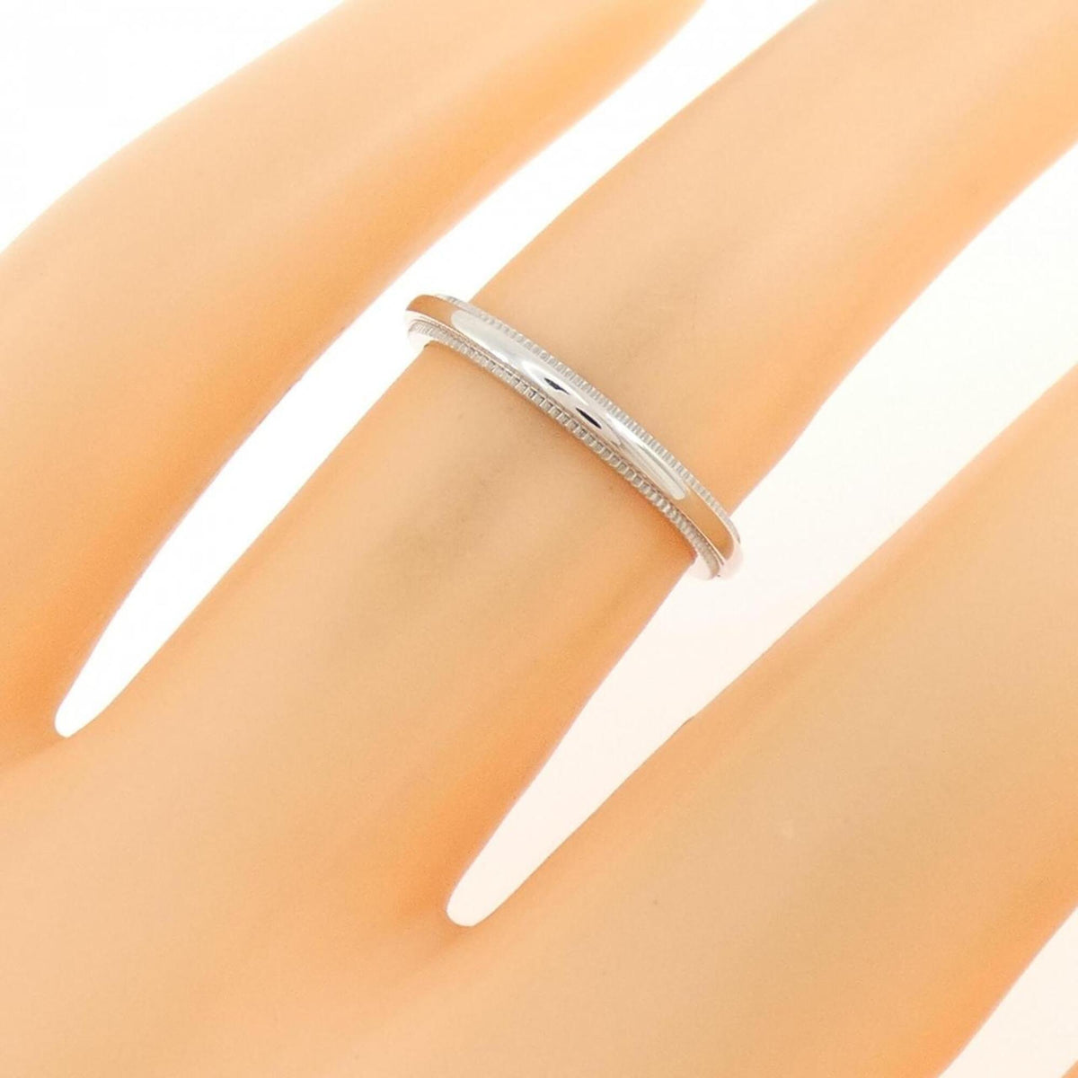 Tiffany Platinum 950 Band Ring (Pre-Owned)