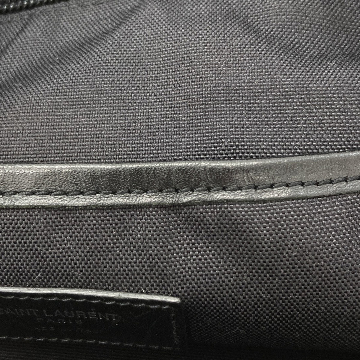 Saint Laurent Black Canvas Backpack (Pre-Owned)