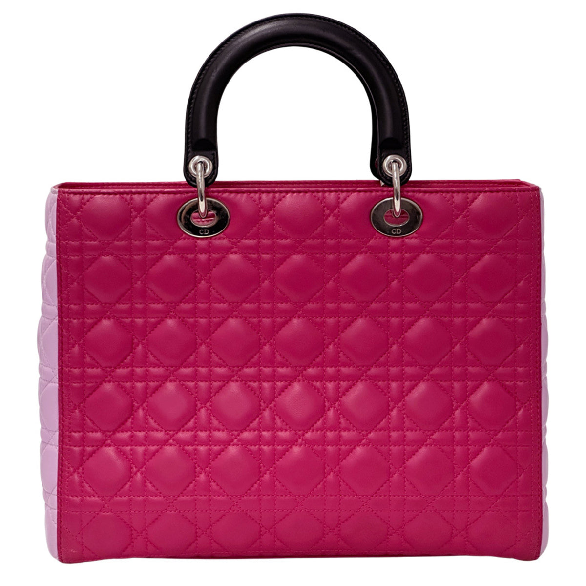 Christian Dior Pink Leather Handbag Shoulder Bag (Pre-Owned)