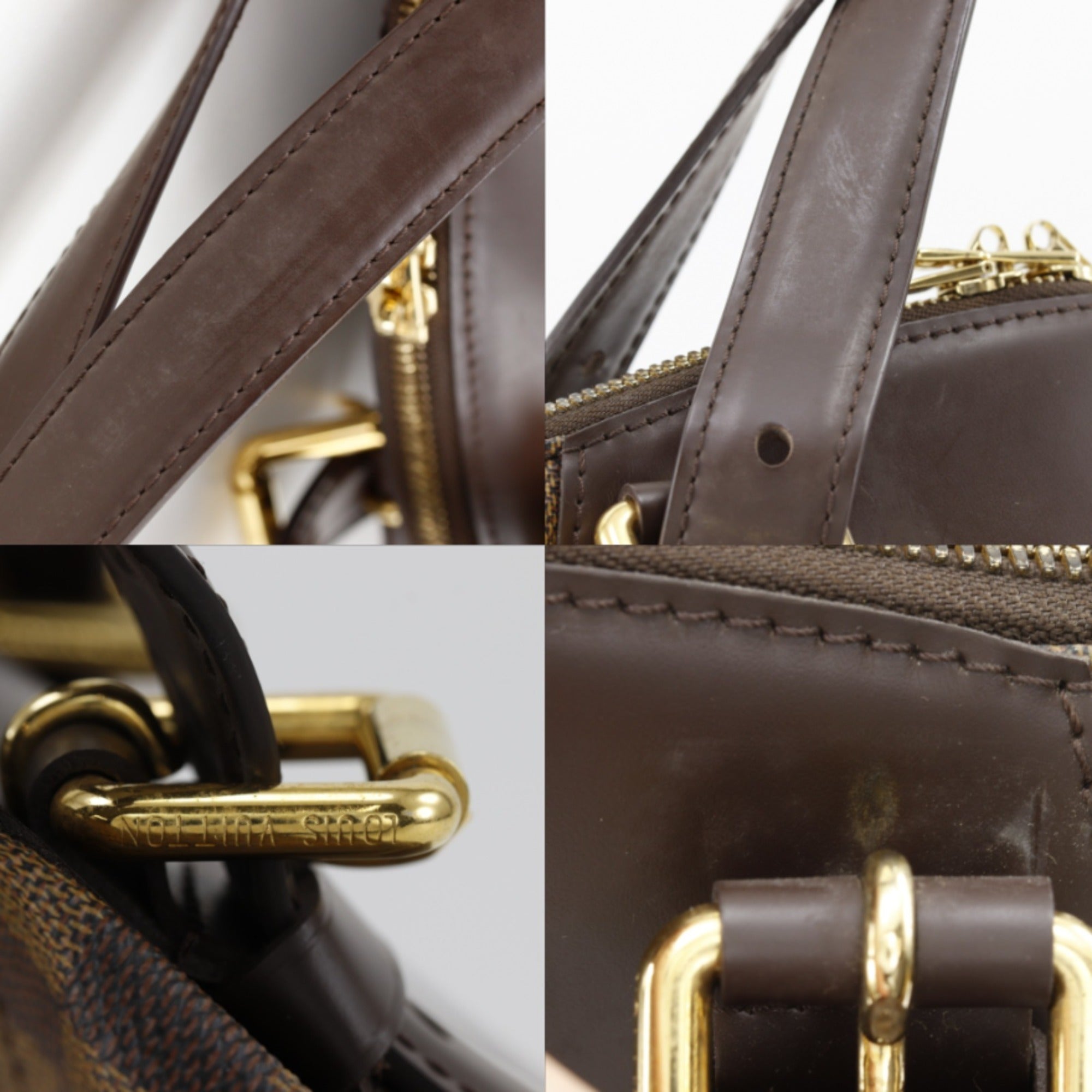 Louis Vuitton Brown Damier Canvas Tote Bag (Pre-Owned)