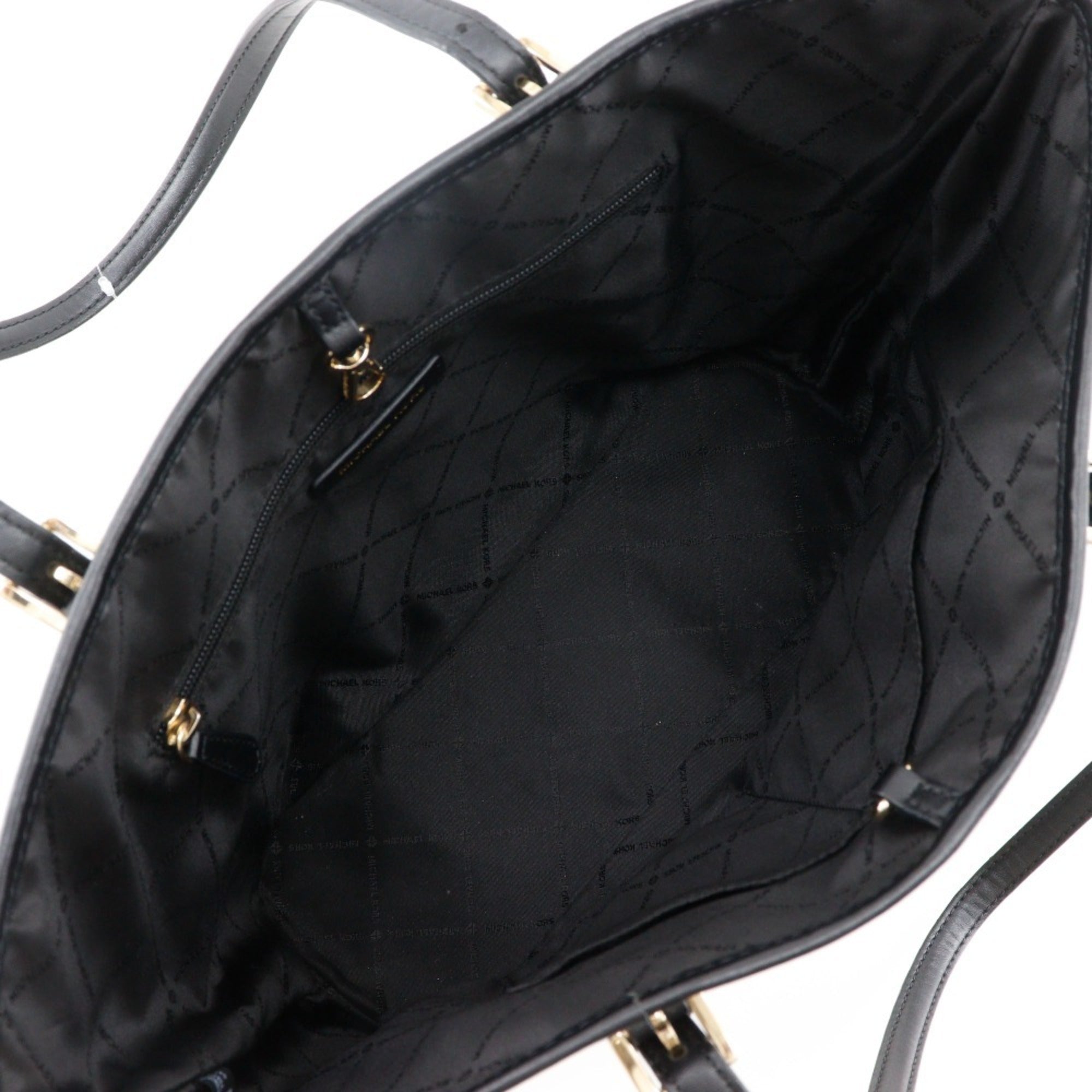 Michael Kors Black Pvc Tote Bag Weekend Bag (Pre-Owned)