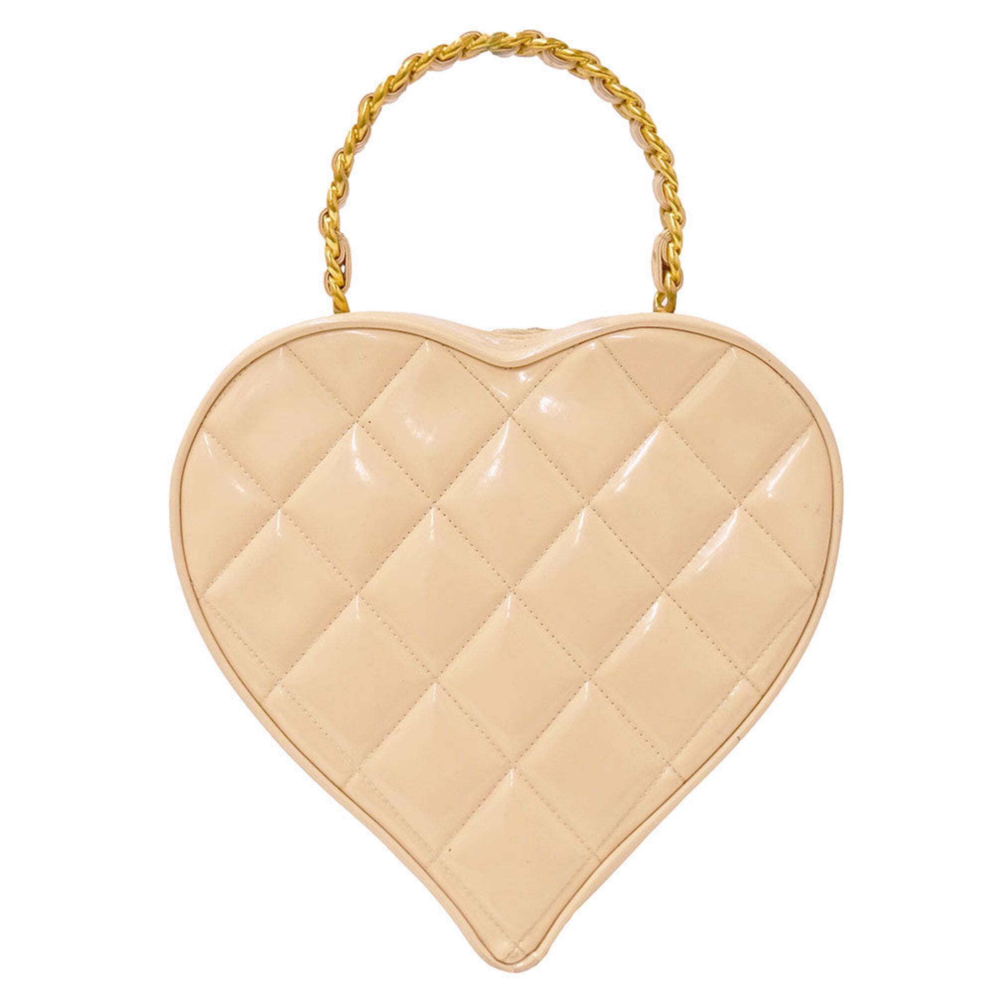 Chanel Beige Leather Handbag (Pre-Owned)