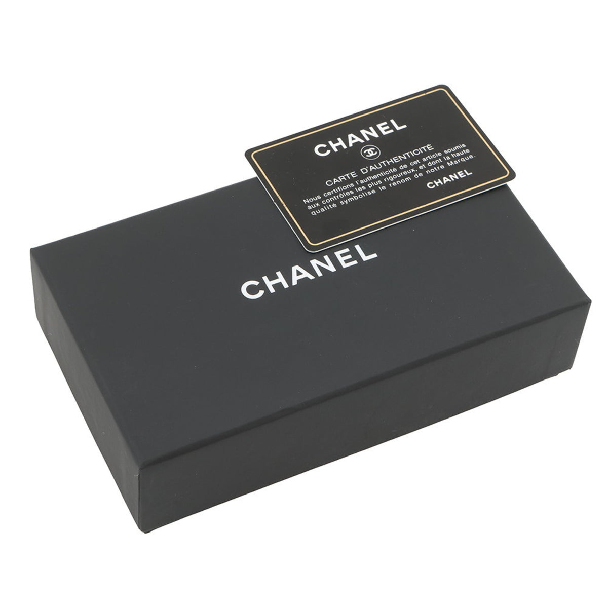 Chanel Black Grained Calfskin Coin Purse/Coin Case (Pre-Owned)