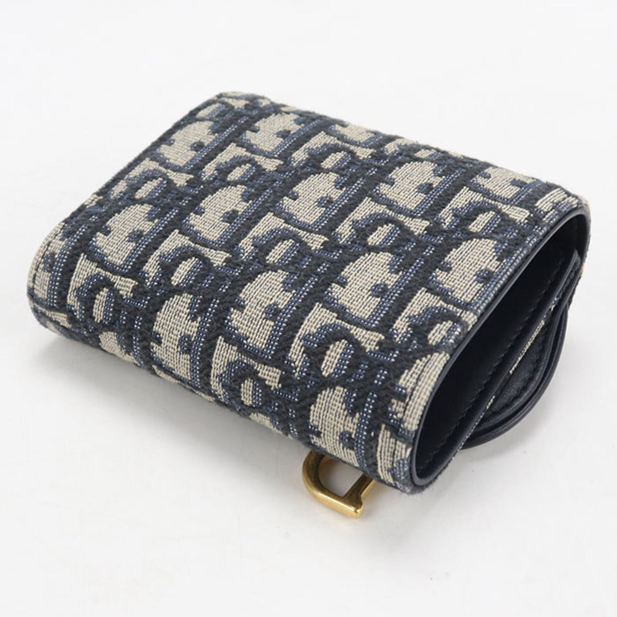 Christian Dior Navy Wallet (Tri-Fold) (Pre-Owned)