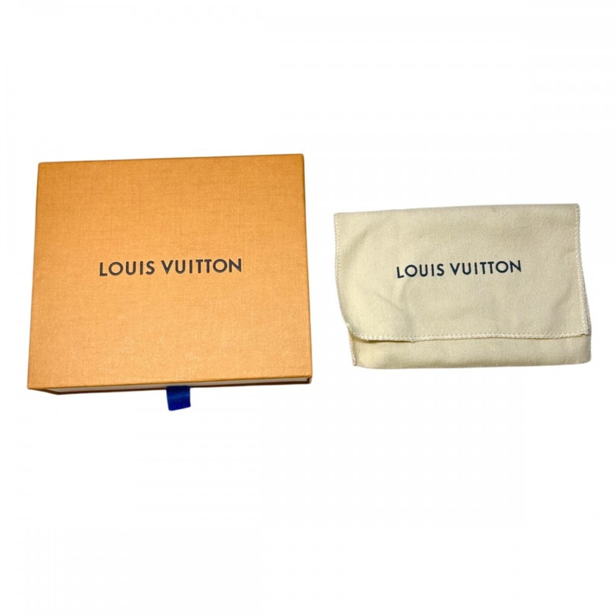 Louis Vuitton Black Leather Coin Purse/Coin Case (Pre-Owned)