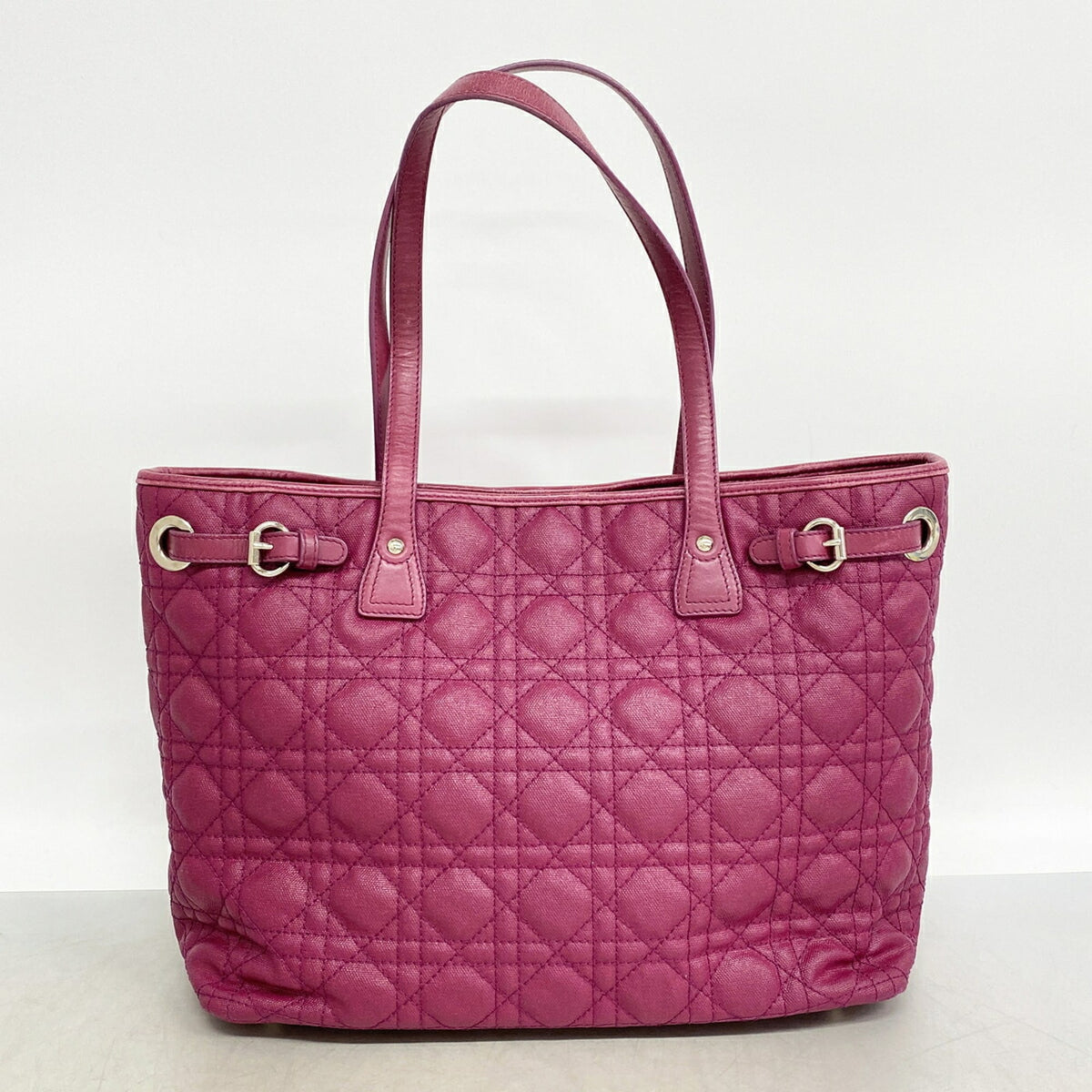 Christian Dior Purple Pvc Tote Bag (Pre-Owned)