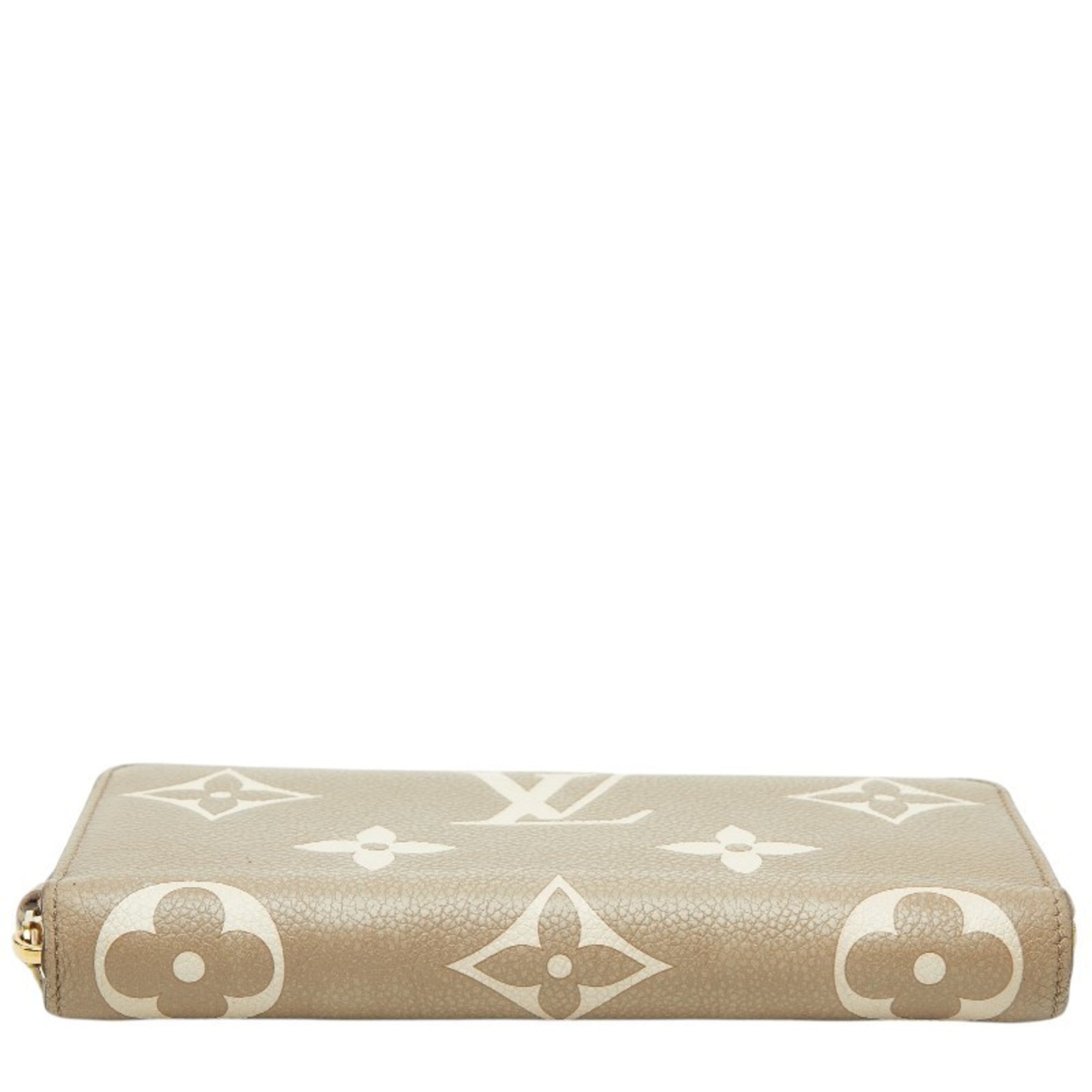 Louis Vuitton Beige Cream Tourterelle Leather Long Wallet (Bi-Fold) (Pre-Owned)