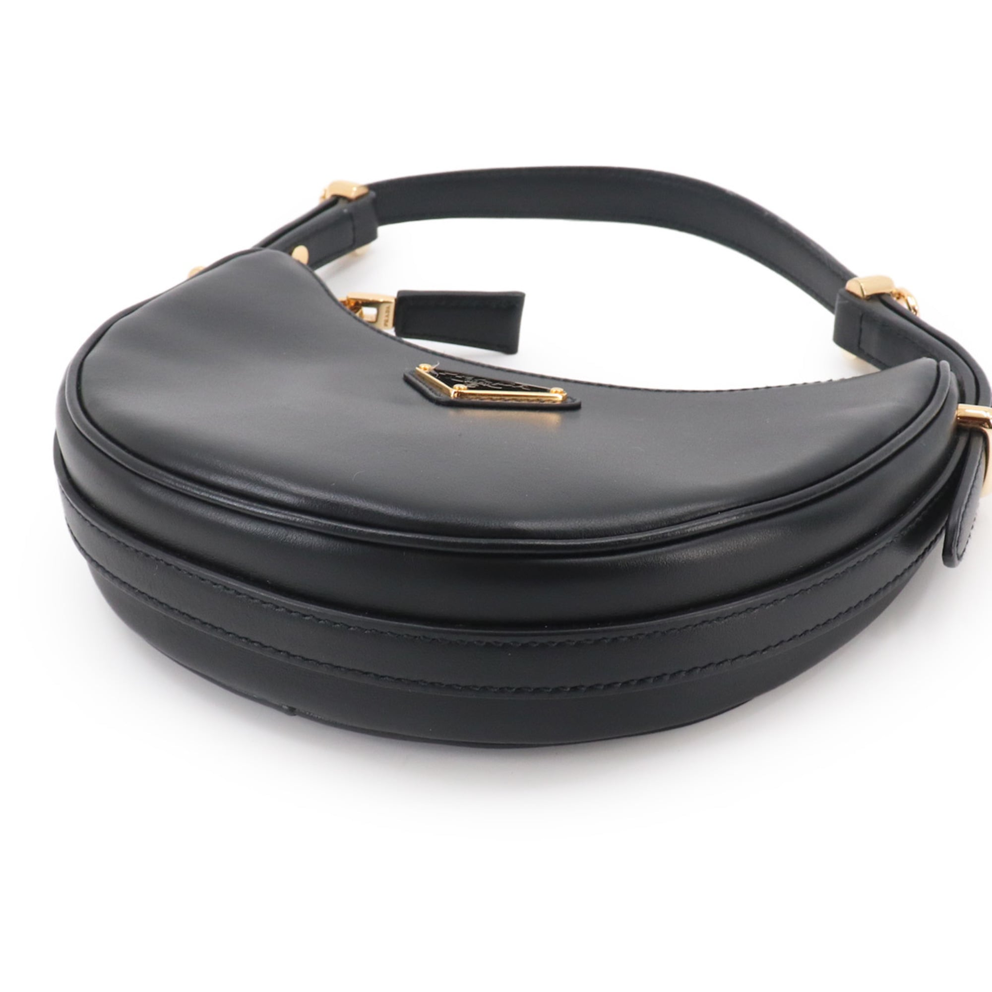 Prada Black Leather Handbag (Pre-Owned)
