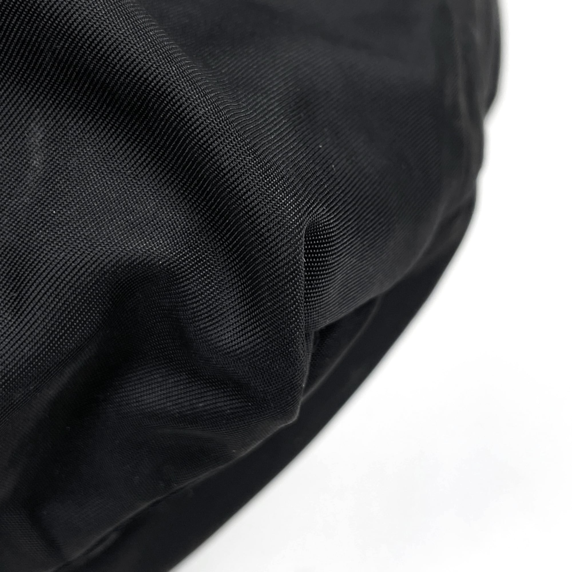 Prada Black Nylon Leather Handbag (Pre-Owned)