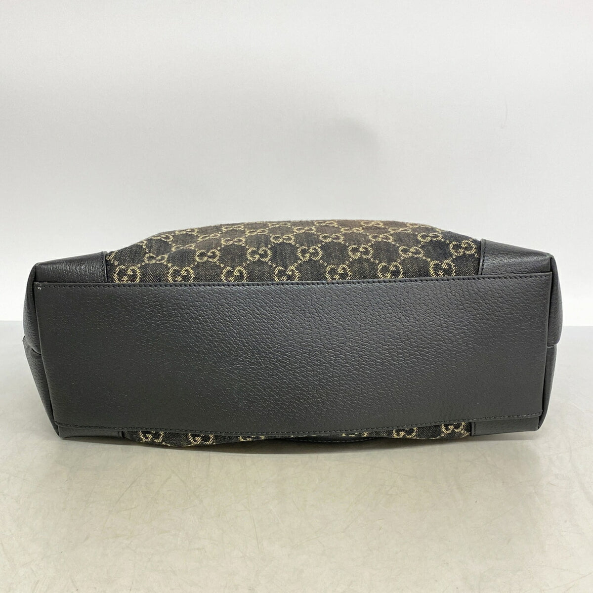 Gucci Navy Denim Tote Bag (Pre-Owned)