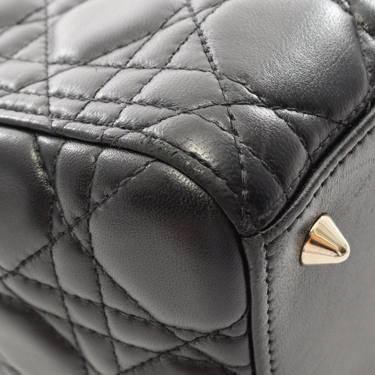 Christian Dior Black Leather Handbag (Pre-Owned)