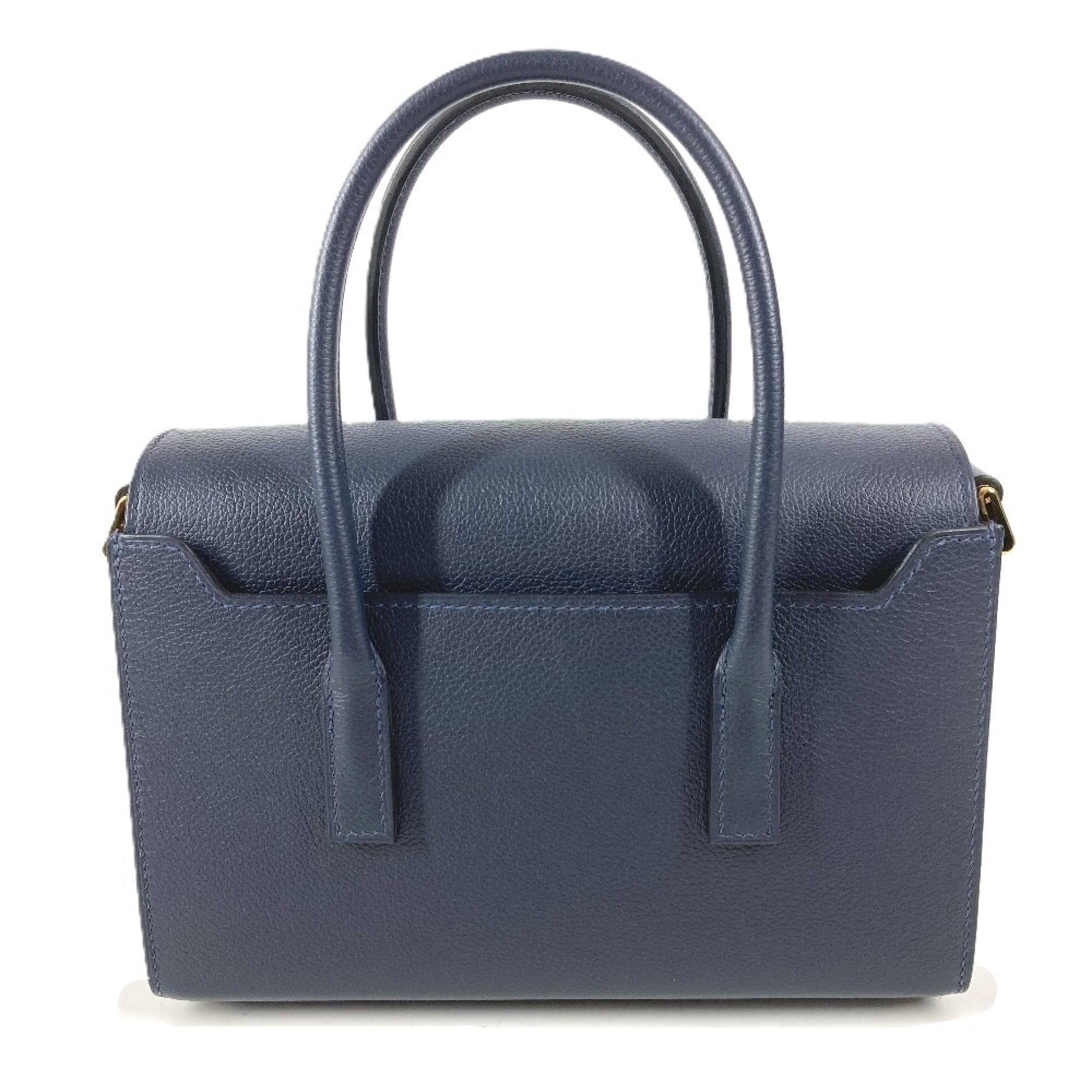 Hermes Drag Navy Shoulder Bag (Pre-Owned)