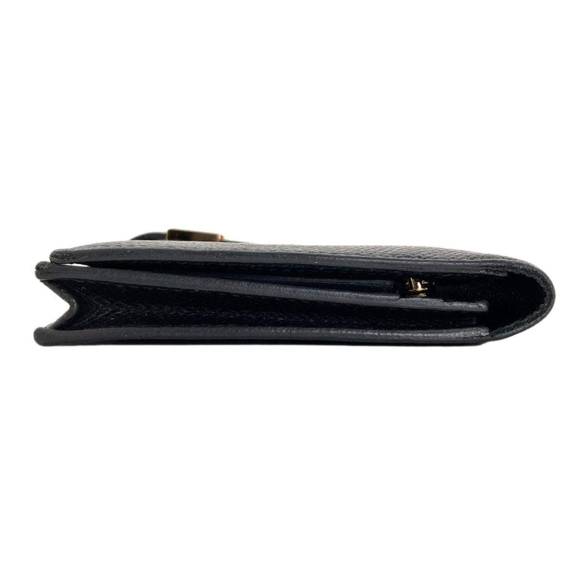 Hermes Black Epsom Leather Long Wallet (Bi-Fold) (Pre-Owned)