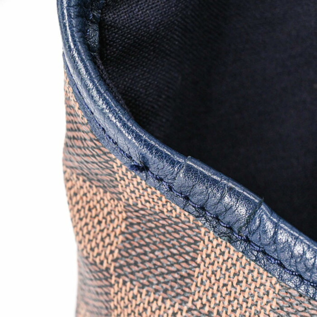 Louis Vuitton Damier Brown Dark Navy Damier Canvas Crossbody Bag Shoulder Bag (Pre-Owned)