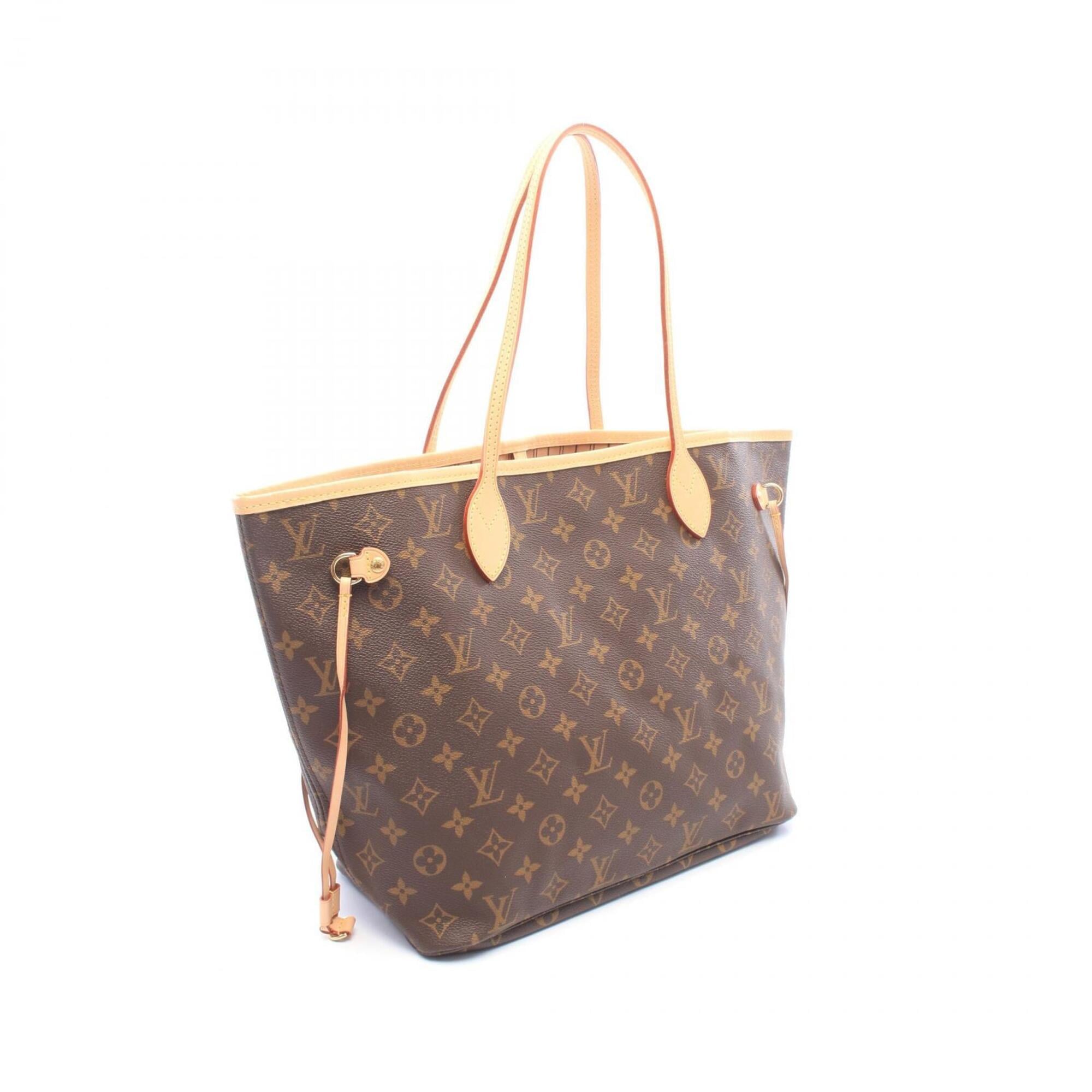 Louis Vuitton Brown Monogram Leather Handbag Pouch Tote Bag (Pre-Owned)