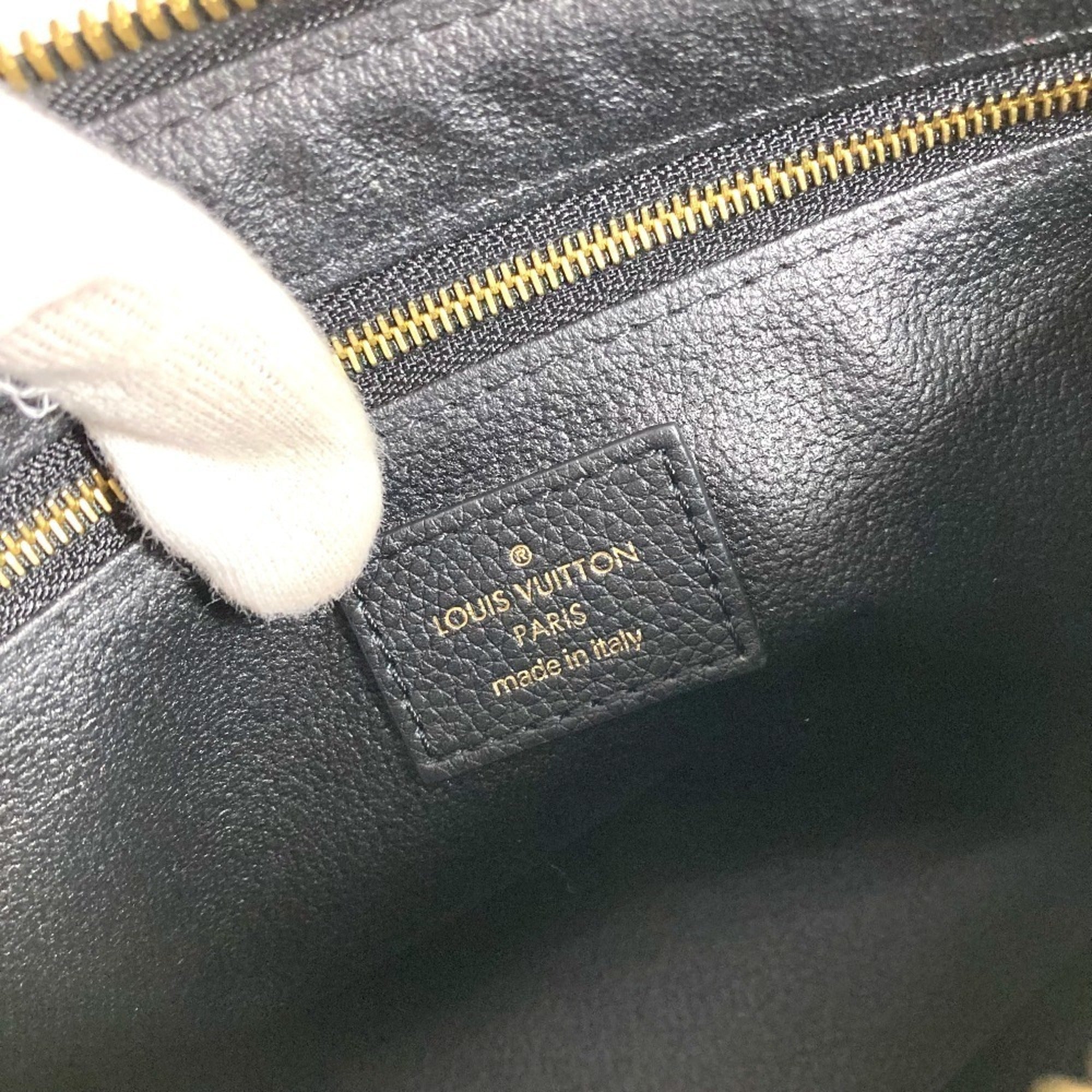 Louis Vuitton Black Brown Monogram Clutch Bag Pouch (Pre-Owned)