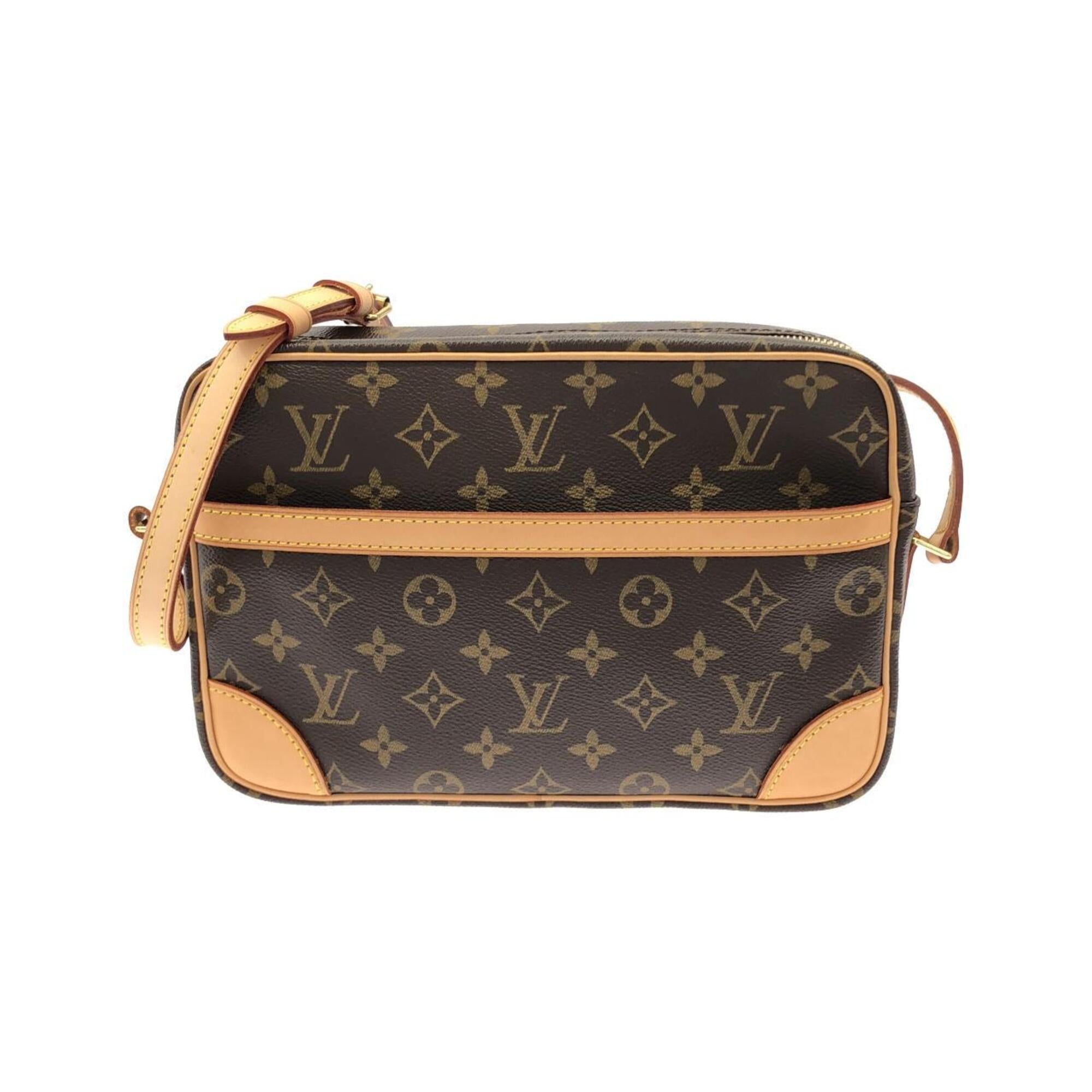 Louis Vuitton Marron Monogram Coated Canvas Shoulder Bag (Pre-Owned)